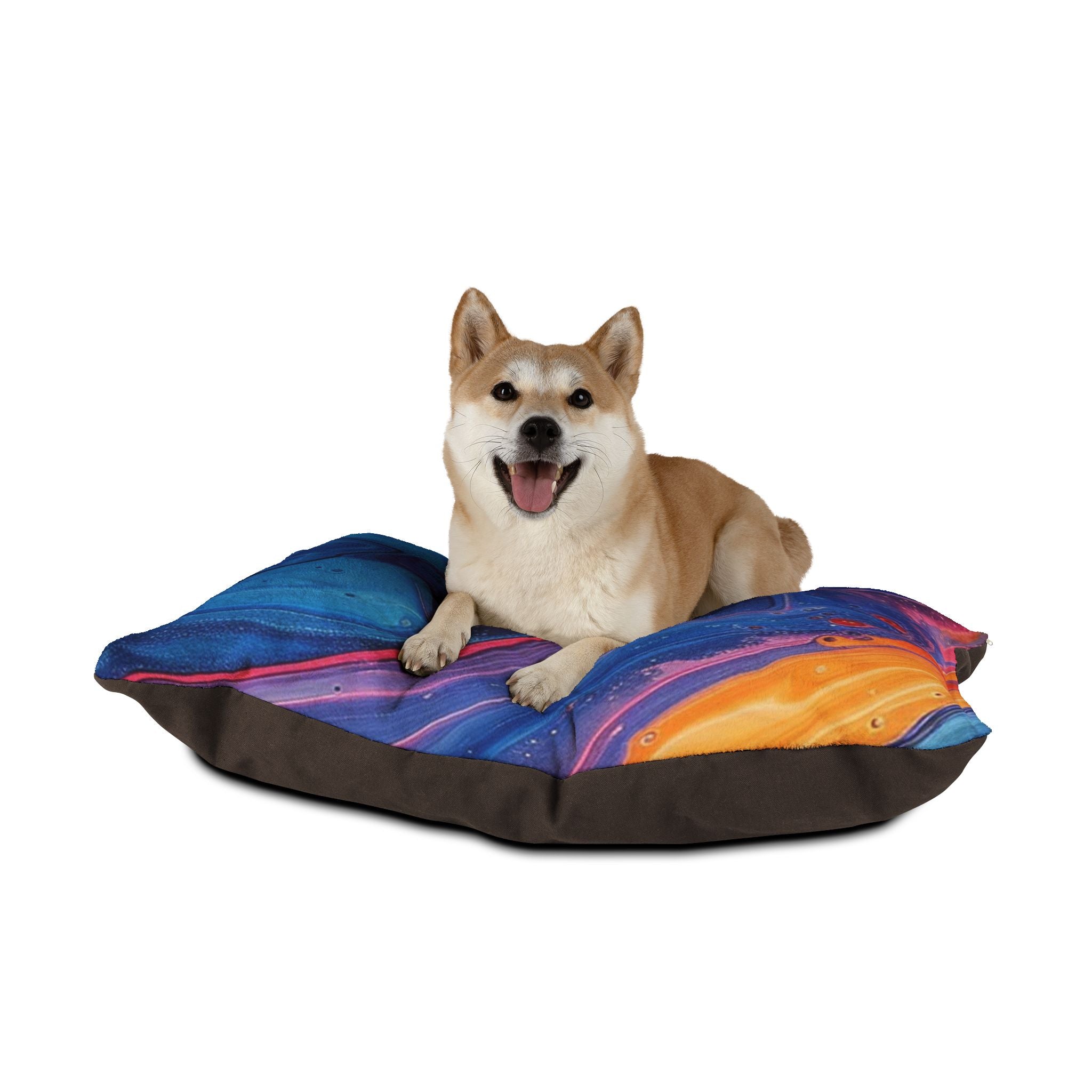 Printify Vibrant Fluid Art Pet Bed 2025
