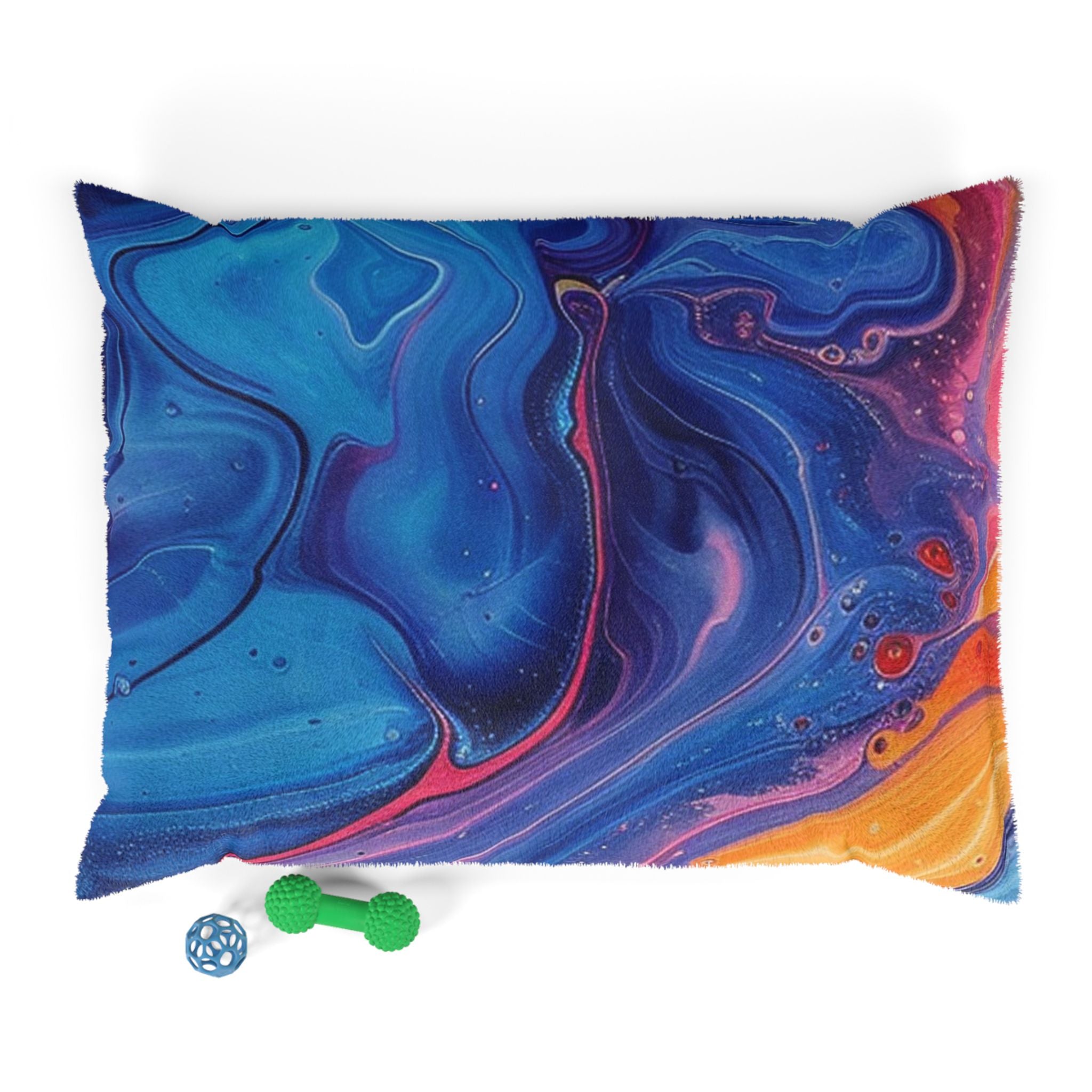 Printify Vibrant Fluid Art Pet Bed 2025