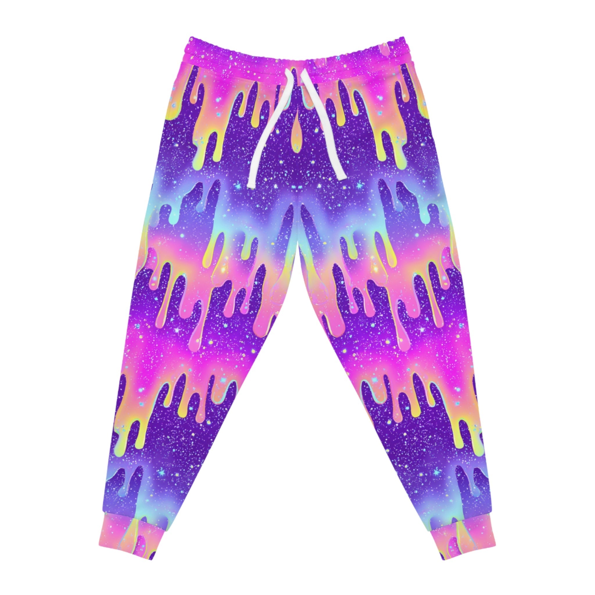Vibrant Galaxy Drip Joggers, Artsulli - Art is Long, Life is Short, All Over Prints, Size, S, Color, Seam thread color automatically matched to design, , , 63642603397956746734
