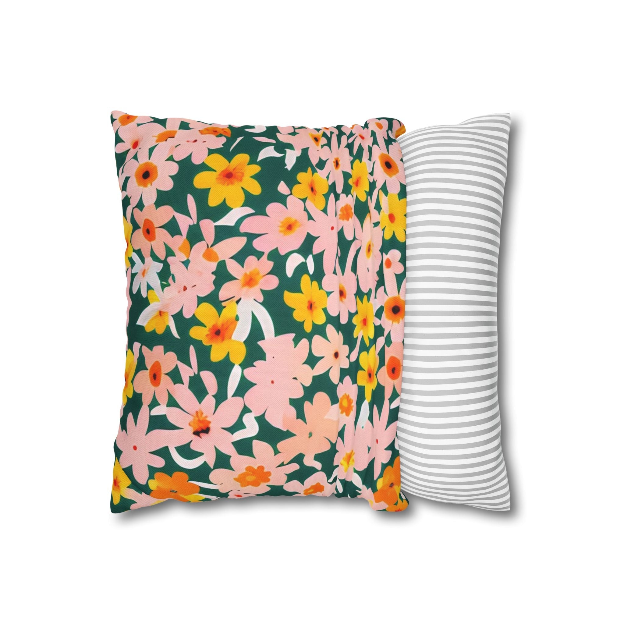 Vibrant Garden Floral Pillow, Artsulli - Art is Long, Life is Short, Home Decor, , , , , , , 
