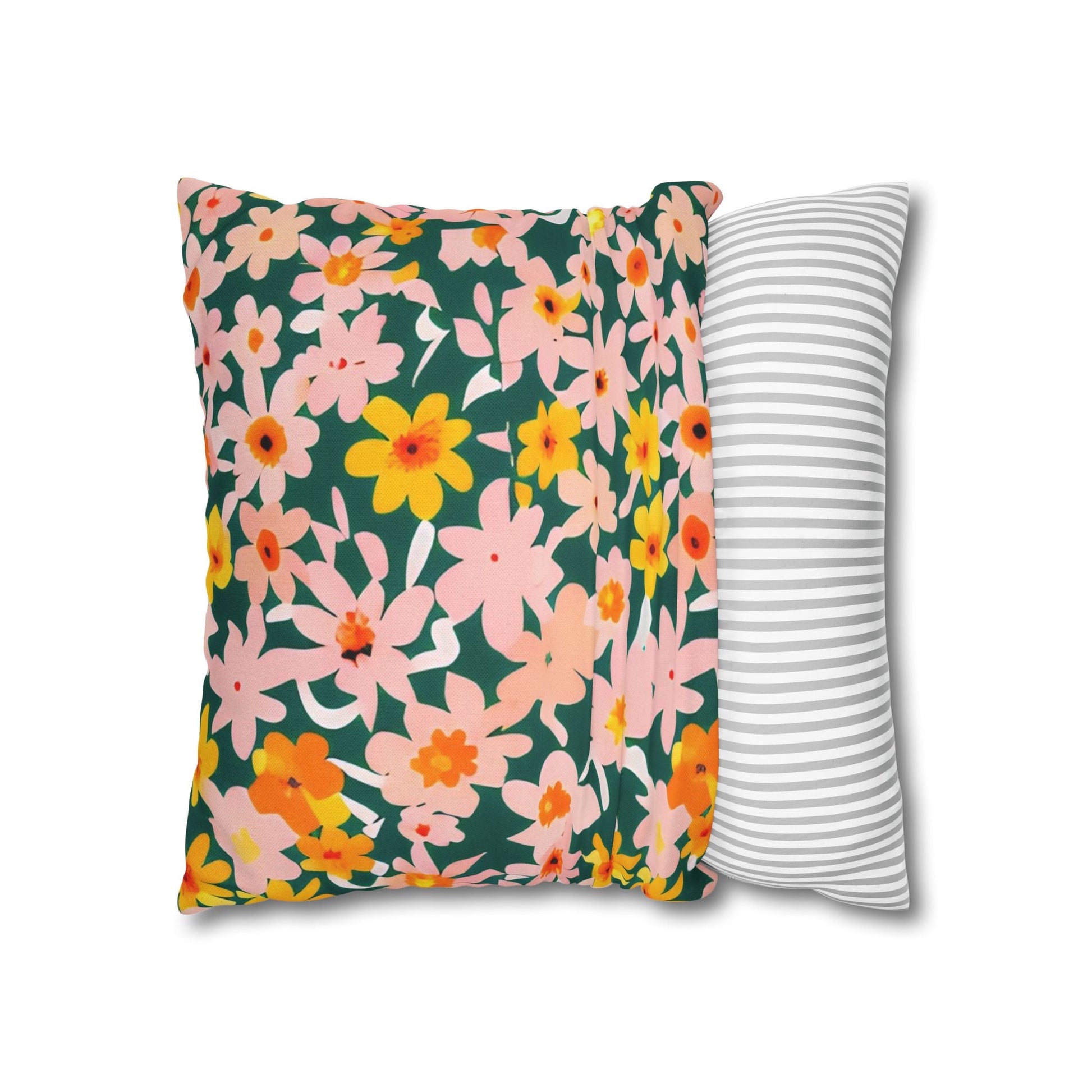 Vibrant Garden Floral Pillow, Artsulli - Art is Long, Life is Short, Home Decor, , , , , , , 