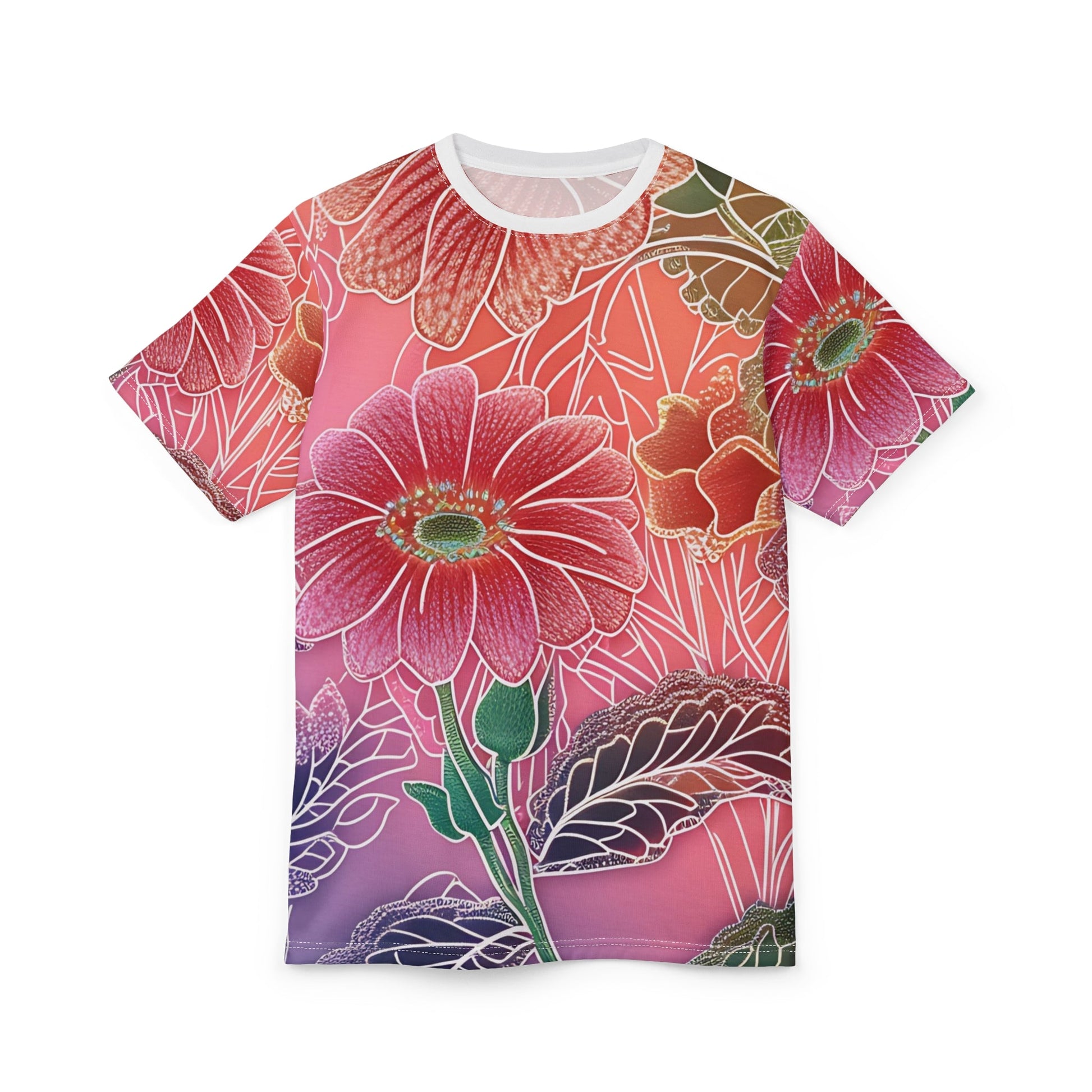 Vibrant Gerbera Daisy T-Shirt, Artsulli - Art is Long, Life is Short, All Over Prints, , , , , , , 