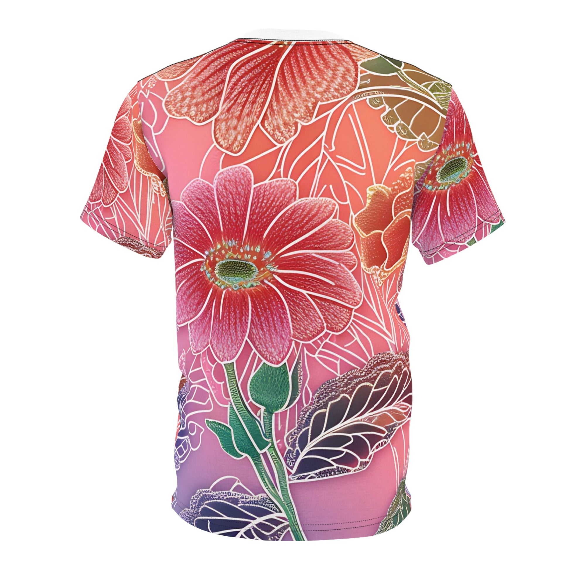 Vibrant Gerbera Daisy T-Shirt, Artsulli - Art is Long, Life is Short, All Over Prints, , , , , , , 
