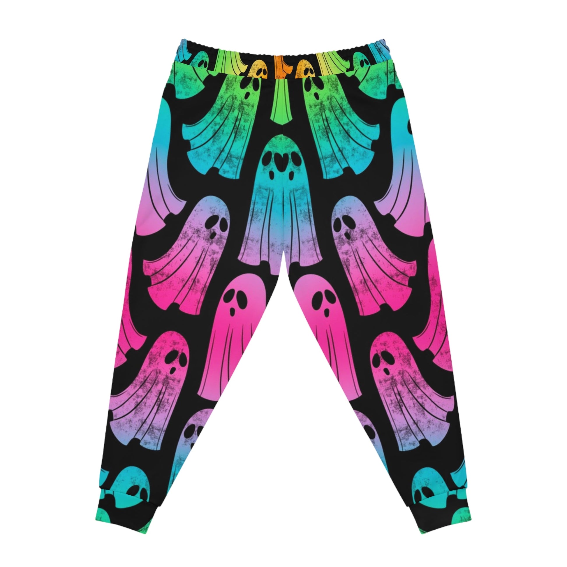 Vibrant Gradient Ghost Joggers, Artsulli - Art is Long, Life is Short, All Over Prints, , , , , , , 