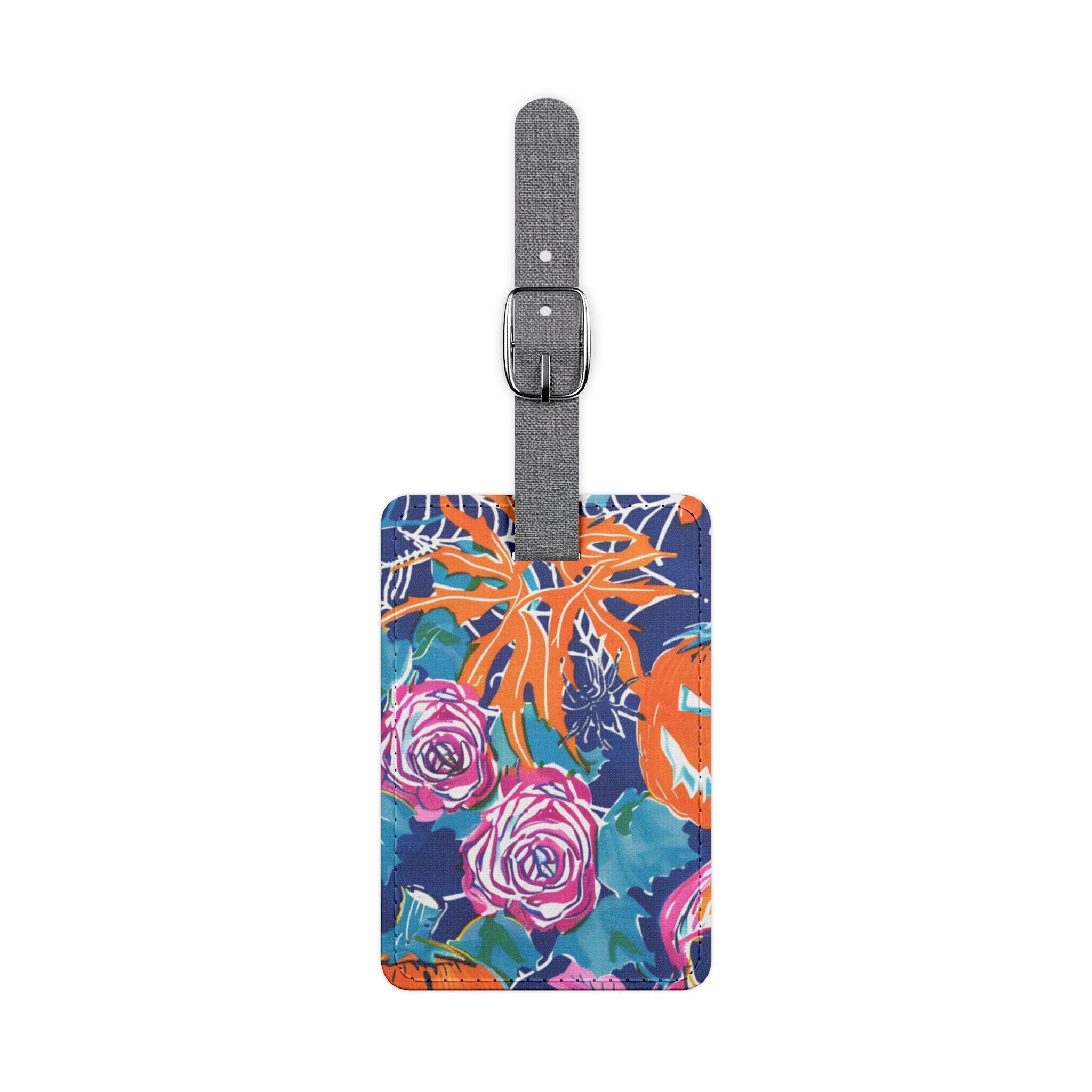 Vibrant Halloween Luggage Tag, Artsulli - Art is Long, Life is Short, Accessories, Size, One size, Shape, Rectangle, , , 25313873596099780857