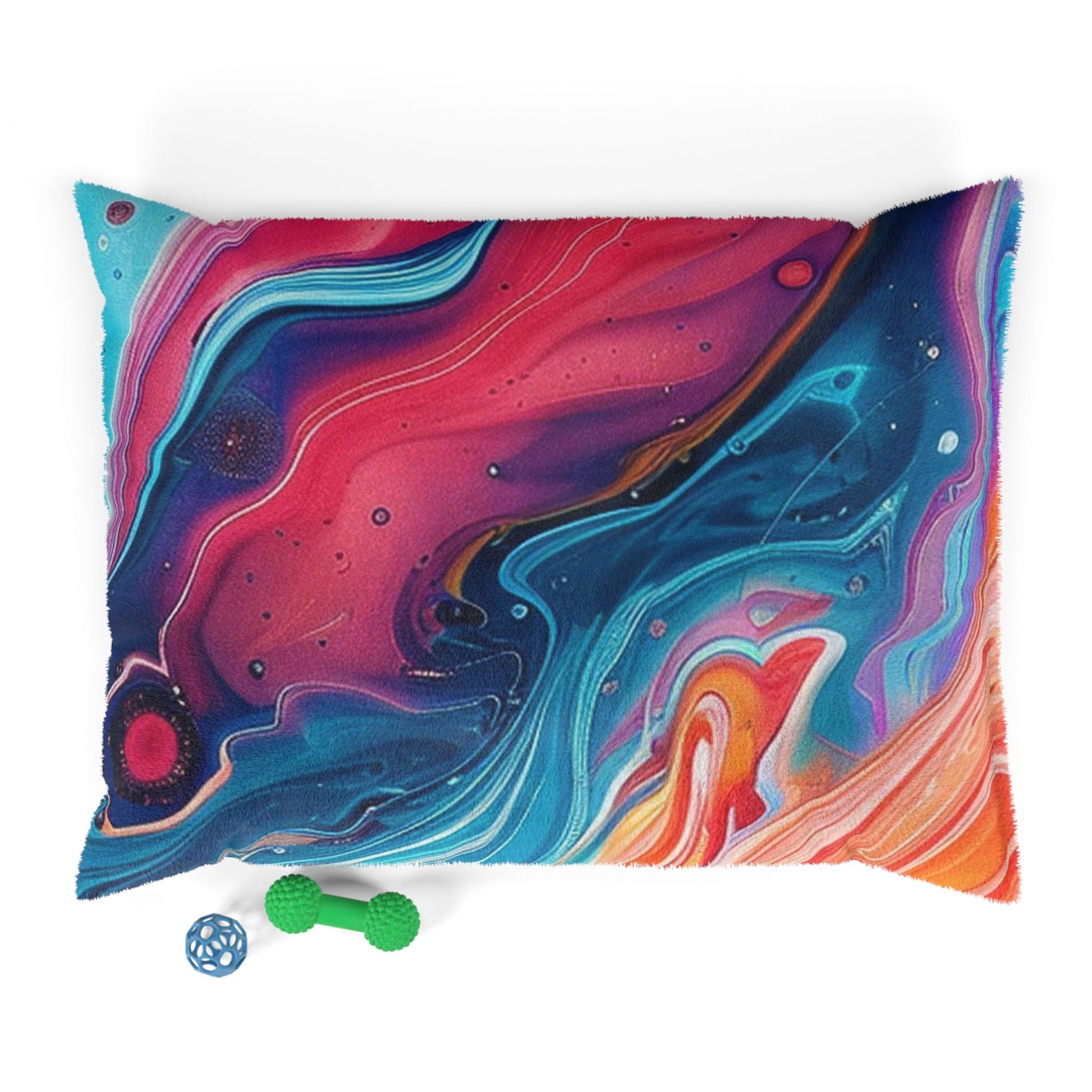 Printify Vibrant Liquid Art Pet Bed 2025