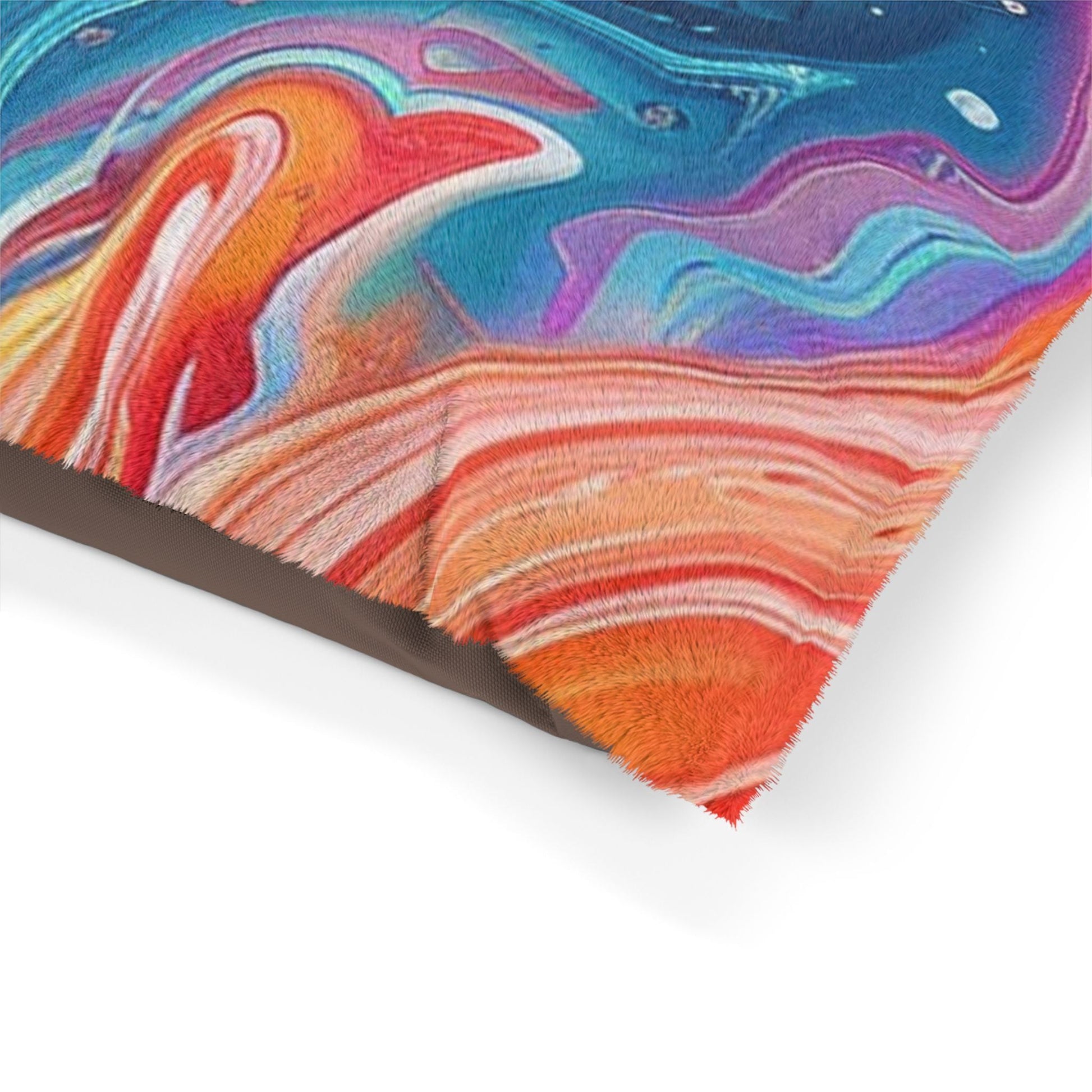 Printify Vibrant Liquid Art Pet Bed 2025