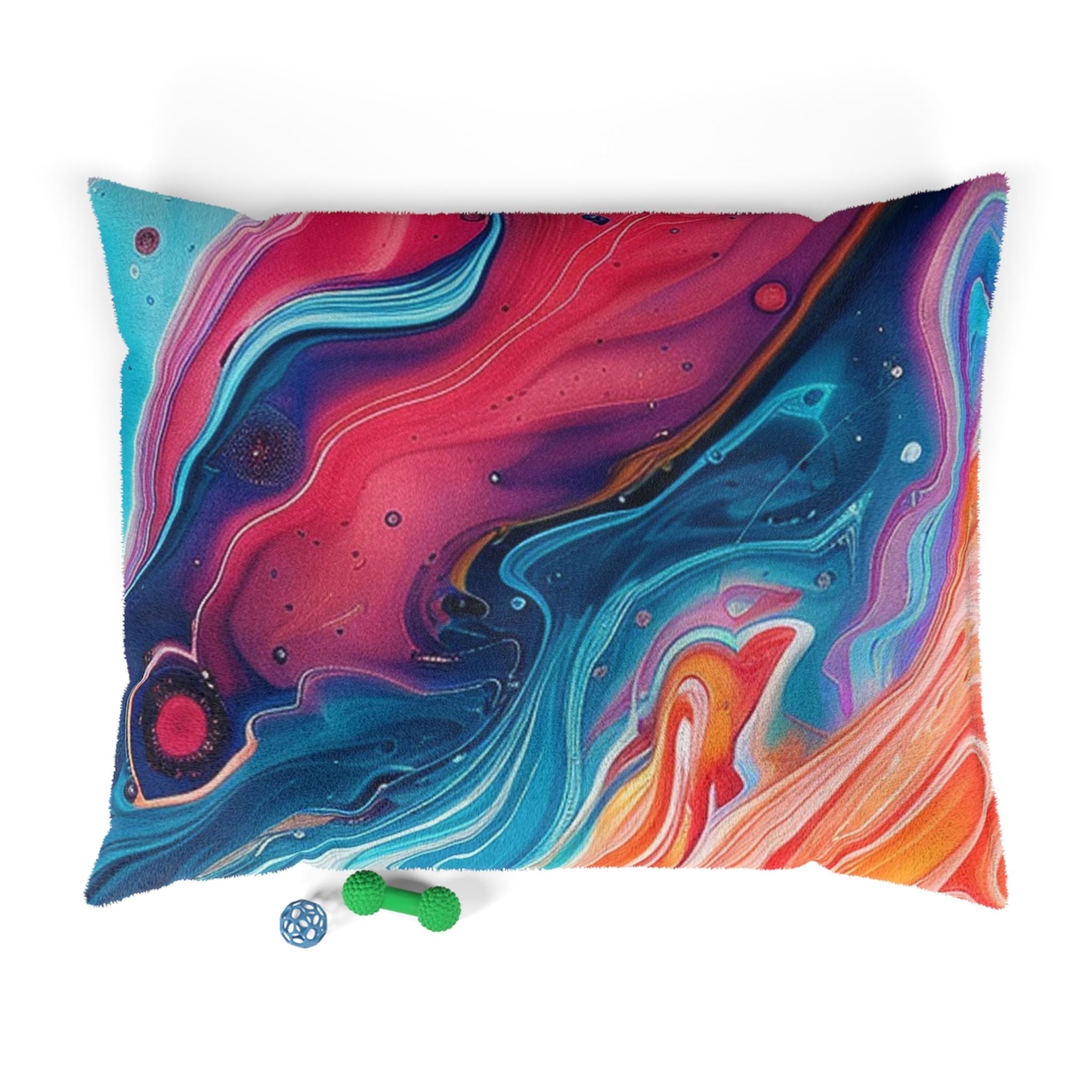 Printify Vibrant Liquid Art Pet Bed 2025