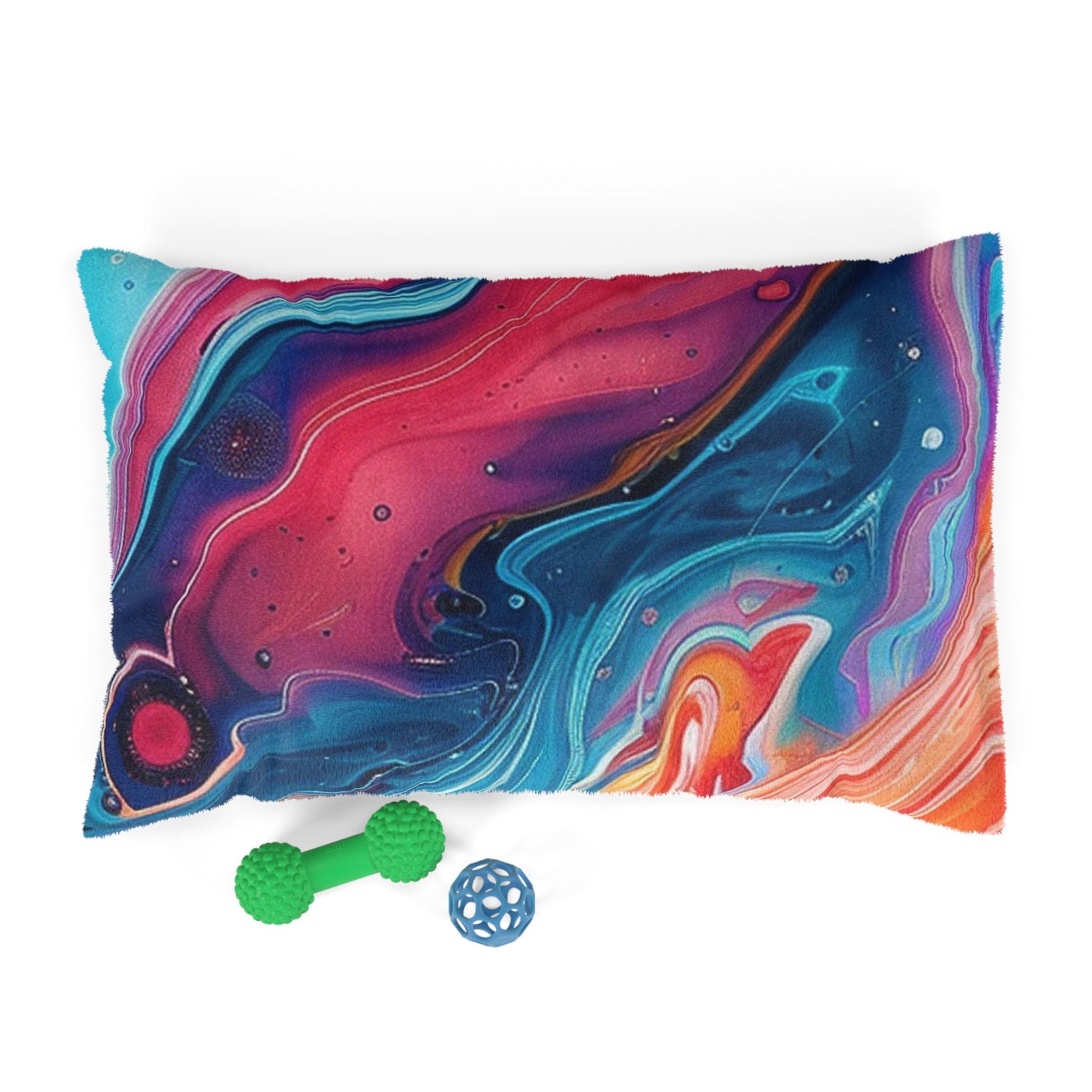 Printify Vibrant Liquid Art Pet Bed 2025