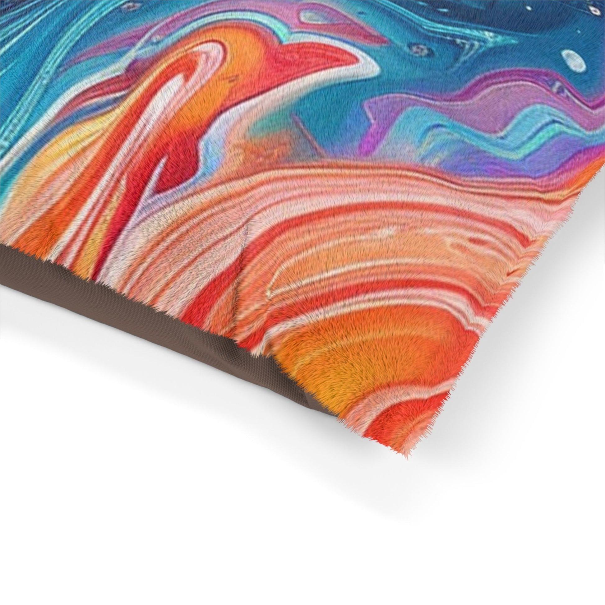 Printify Vibrant Liquid Art Pet Bed 2025