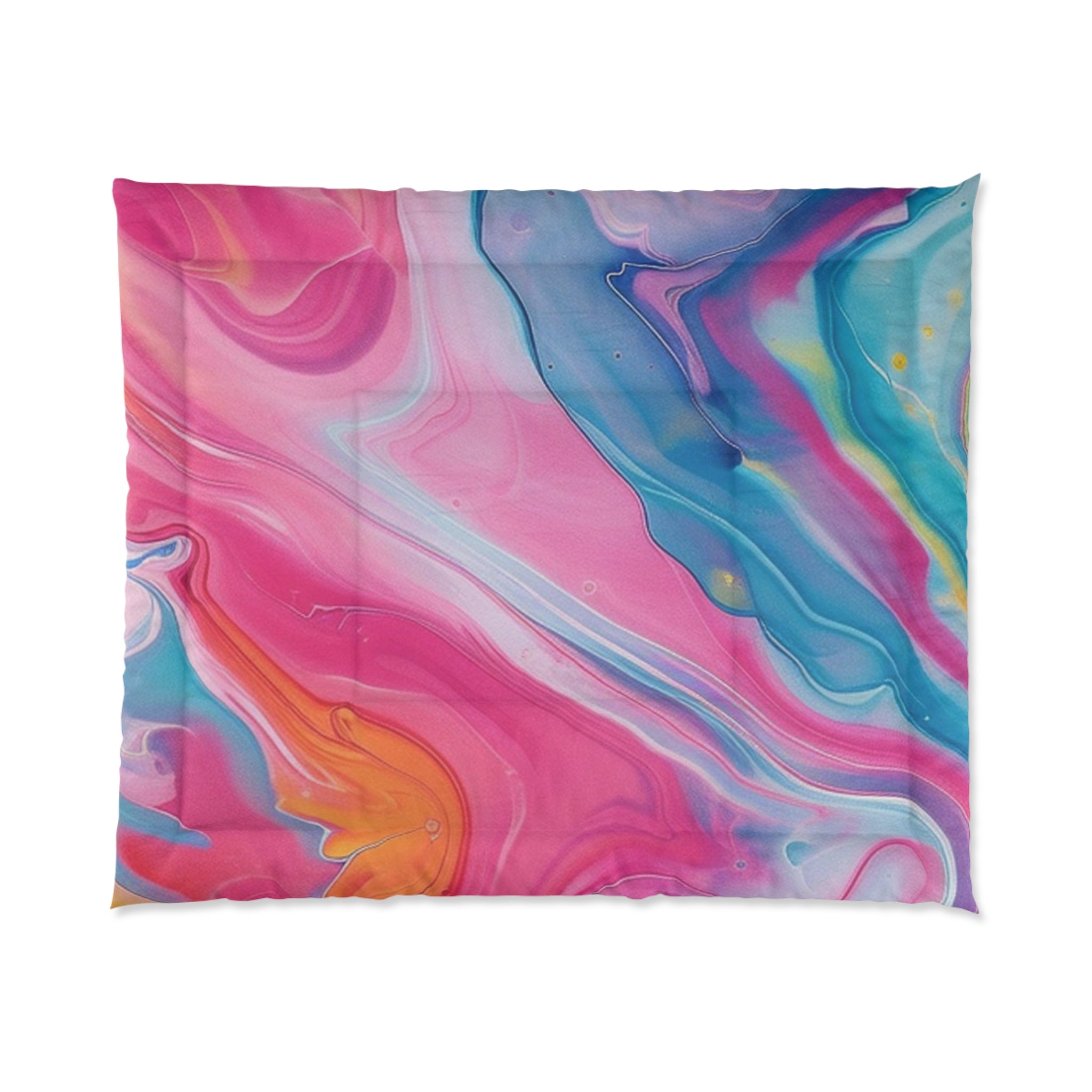 Printify Vibrant Marble Comforter 2025