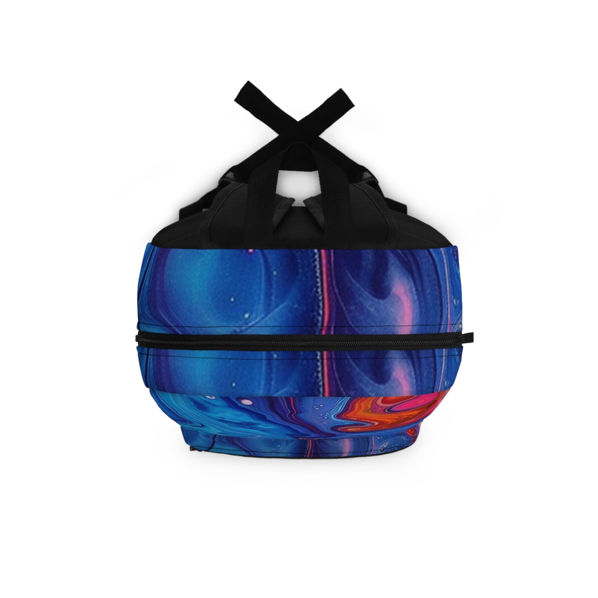 Vibrant Marble Print Backpack, Artsulli - Art is Long, Life is Short, Bags, , , , , , , 