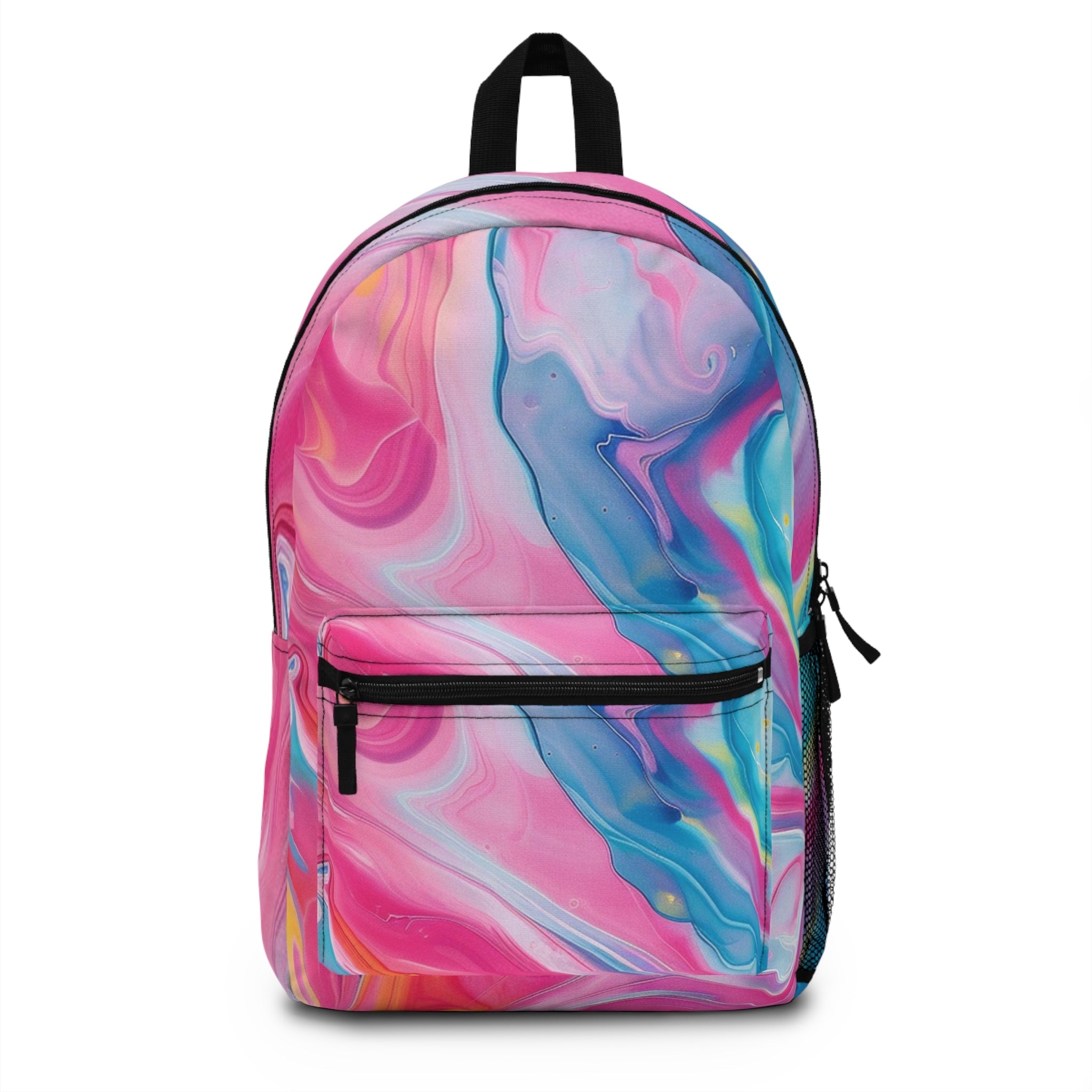 Vibrant Marble Swirl Backpack, Artsulli - Art is Long, Life is Short, Bags, Size, One size, , , , , 31070741126739861242