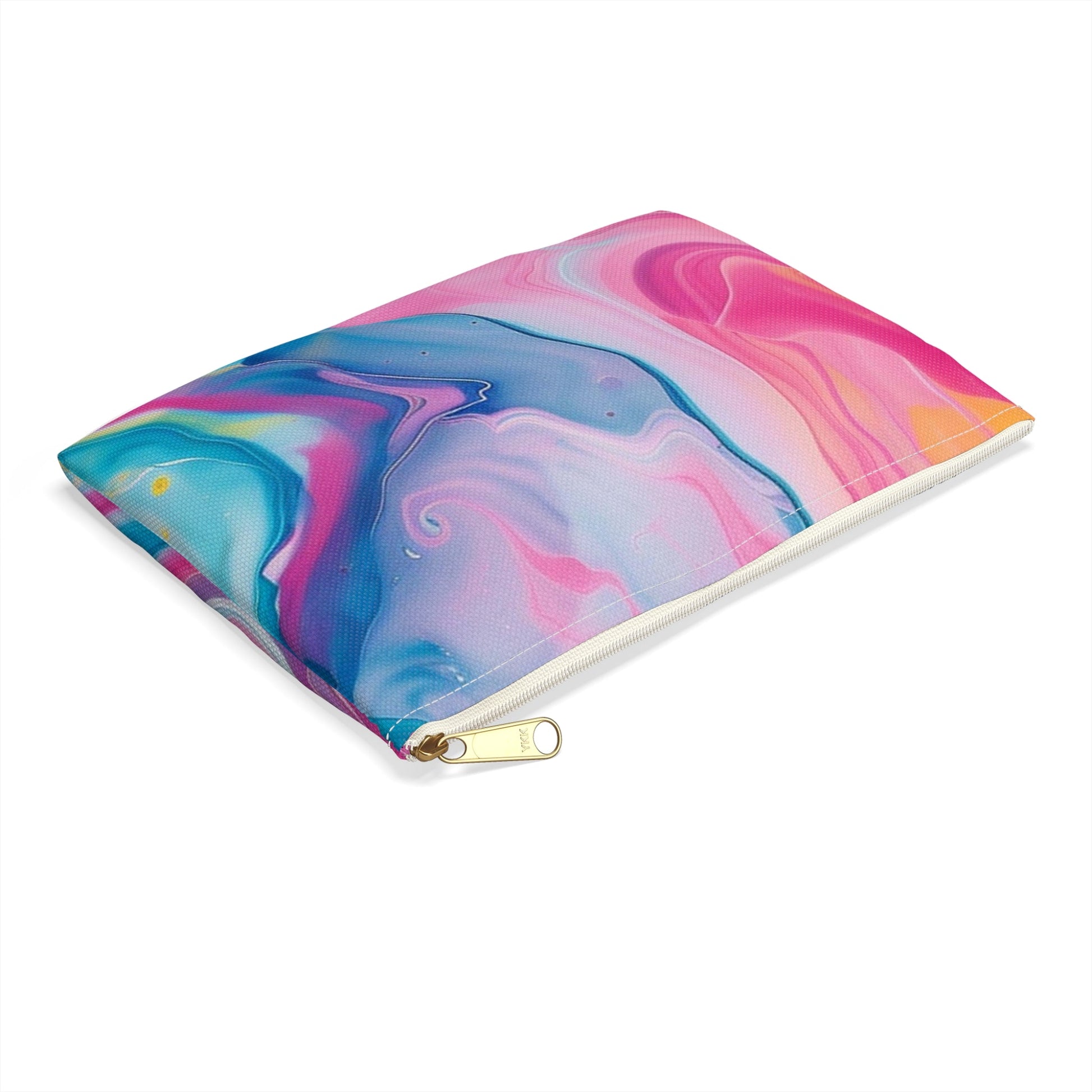 Vibrant Marbled Zipper Pouch, Artsulli - Art is Long, Life is Short, Bags, , , , , , , 