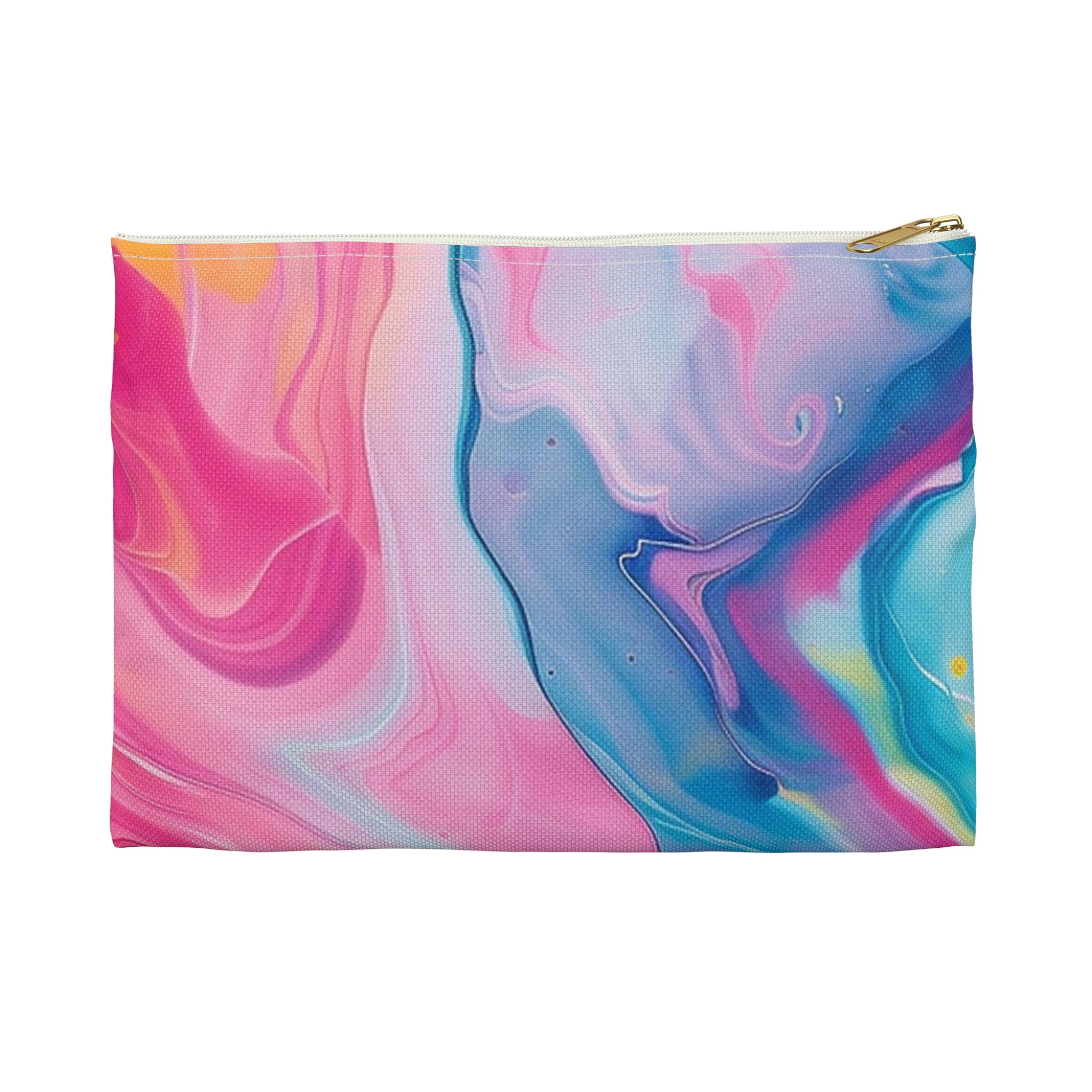 Printify Vibrant Marbled Zipper Pouch 2025