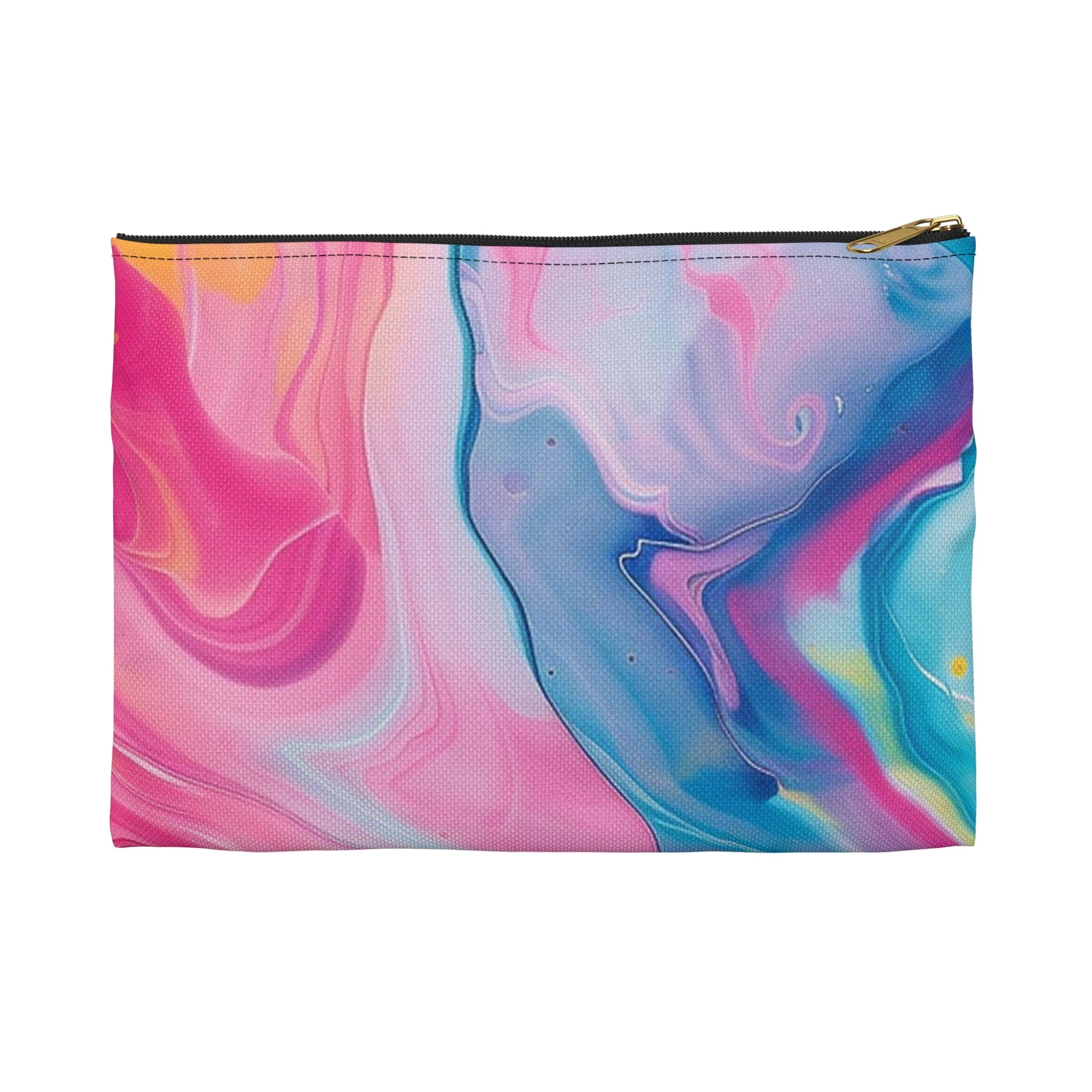 Printify Vibrant Marbled Zipper Pouch 2025