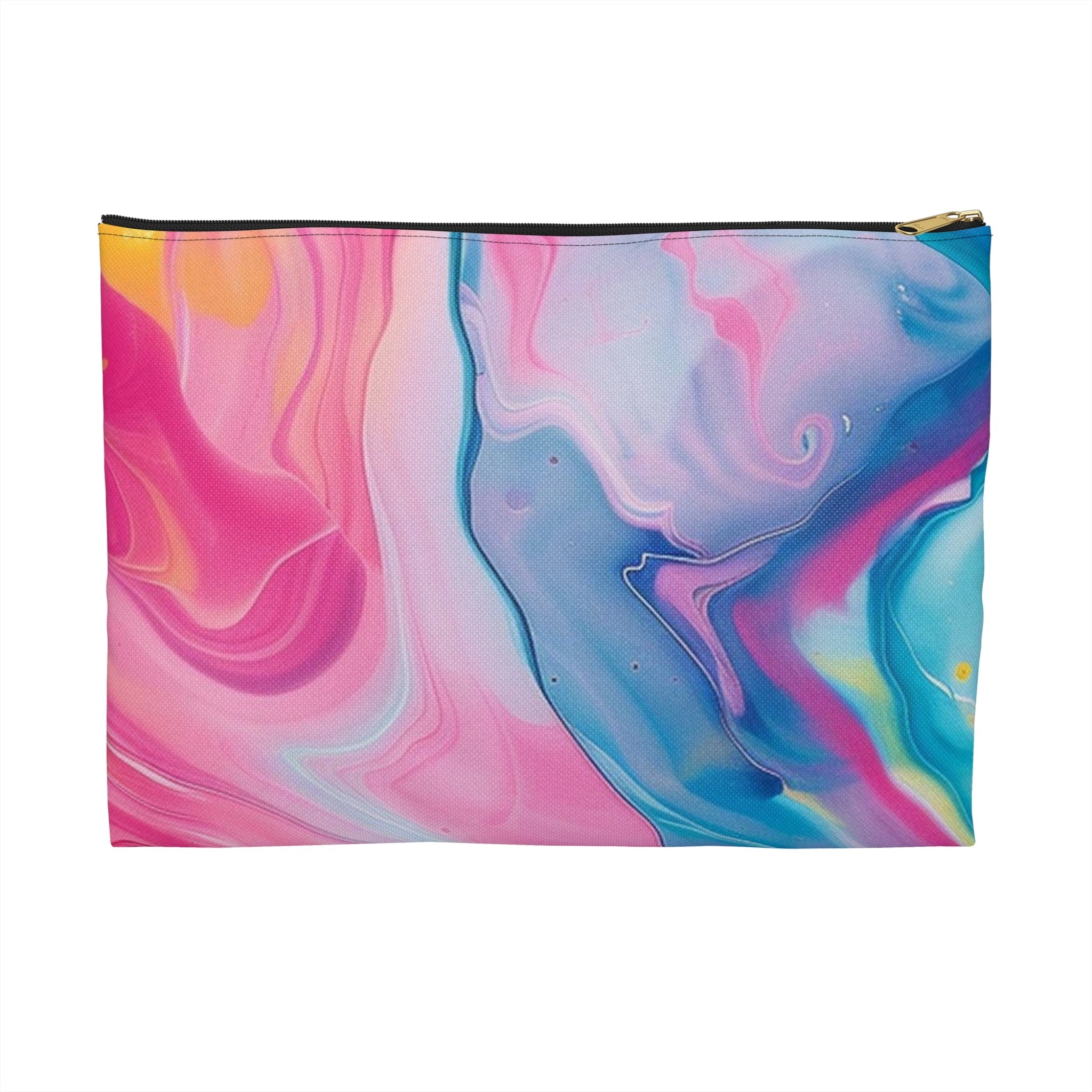 Printify Vibrant Marbled Zipper Pouch 2025