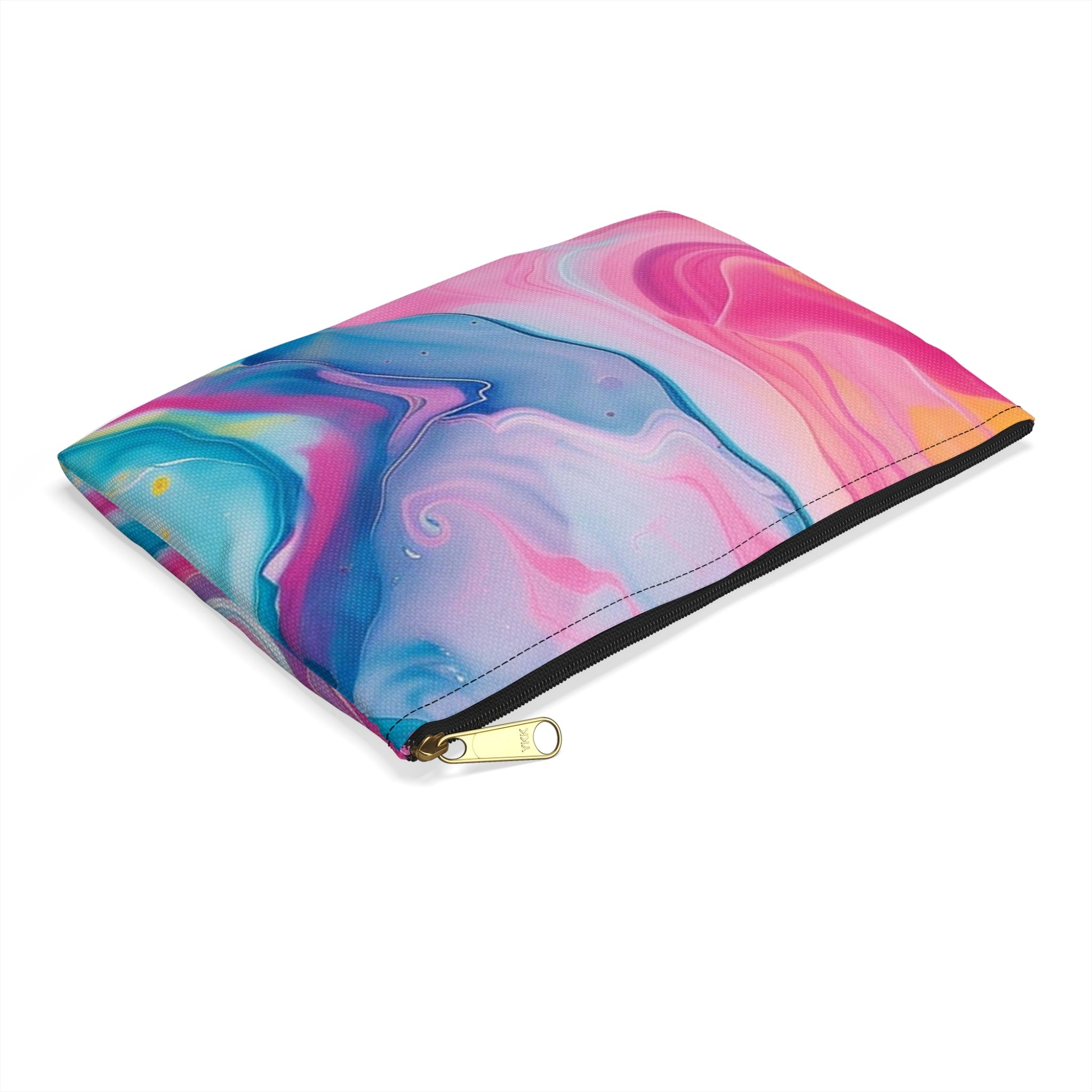 Vibrant Marbled Zipper Pouch, Artsulli - Art is Long, Life is Short, Bags, , , , , , , 