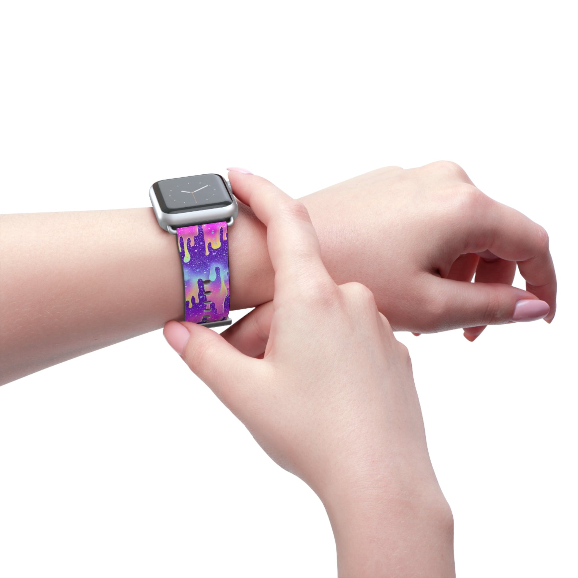 Vibrant Paint Drip Apple Watch Band, Artsulli - Art is Long, Life is Short, Accessories, , , , , , , 