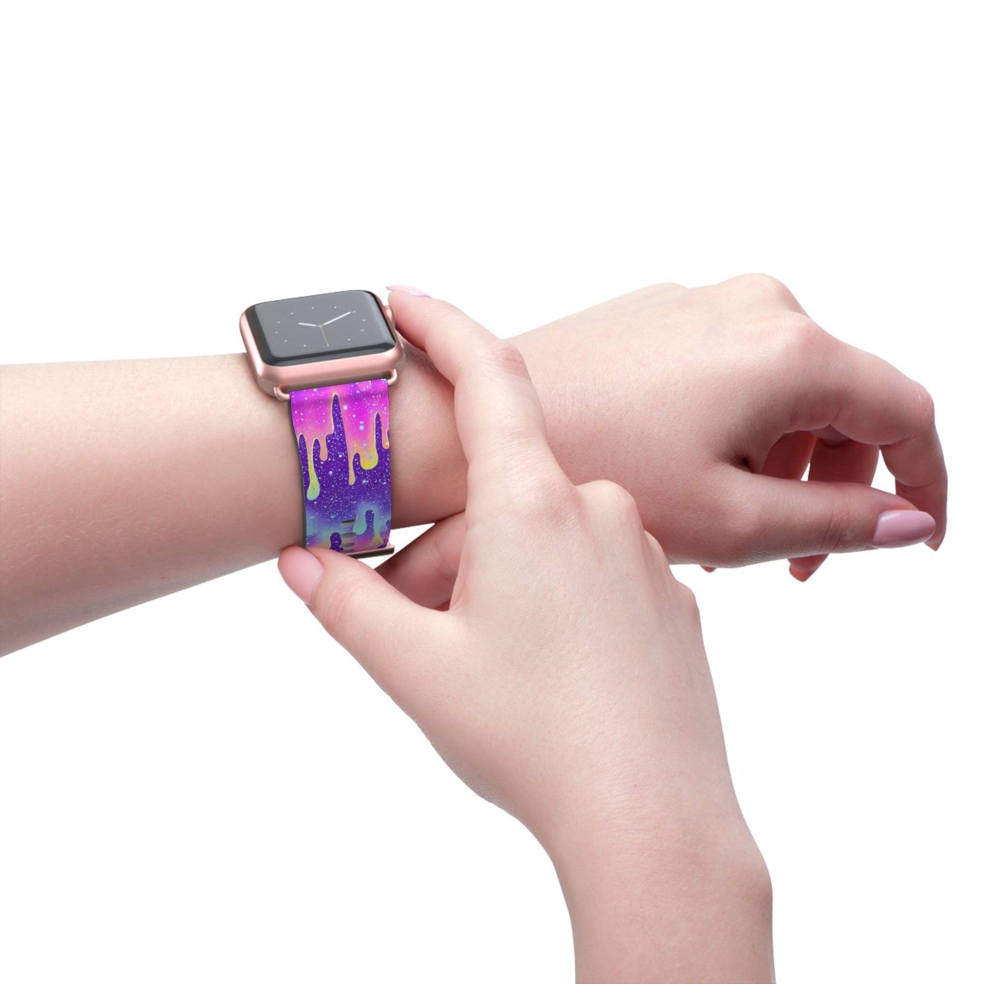 Vibrant Paint Drip Apple Watch Band, Artsulli - Art is Long, Life is Short, Accessories, , , , , , , 