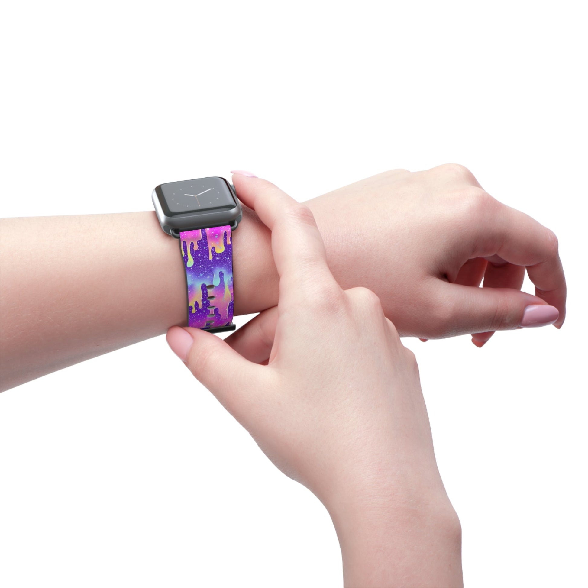 Vibrant Paint Drip Apple Watch Band, Artsulli - Art is Long, Life is Short, Accessories, , , , , , , 
