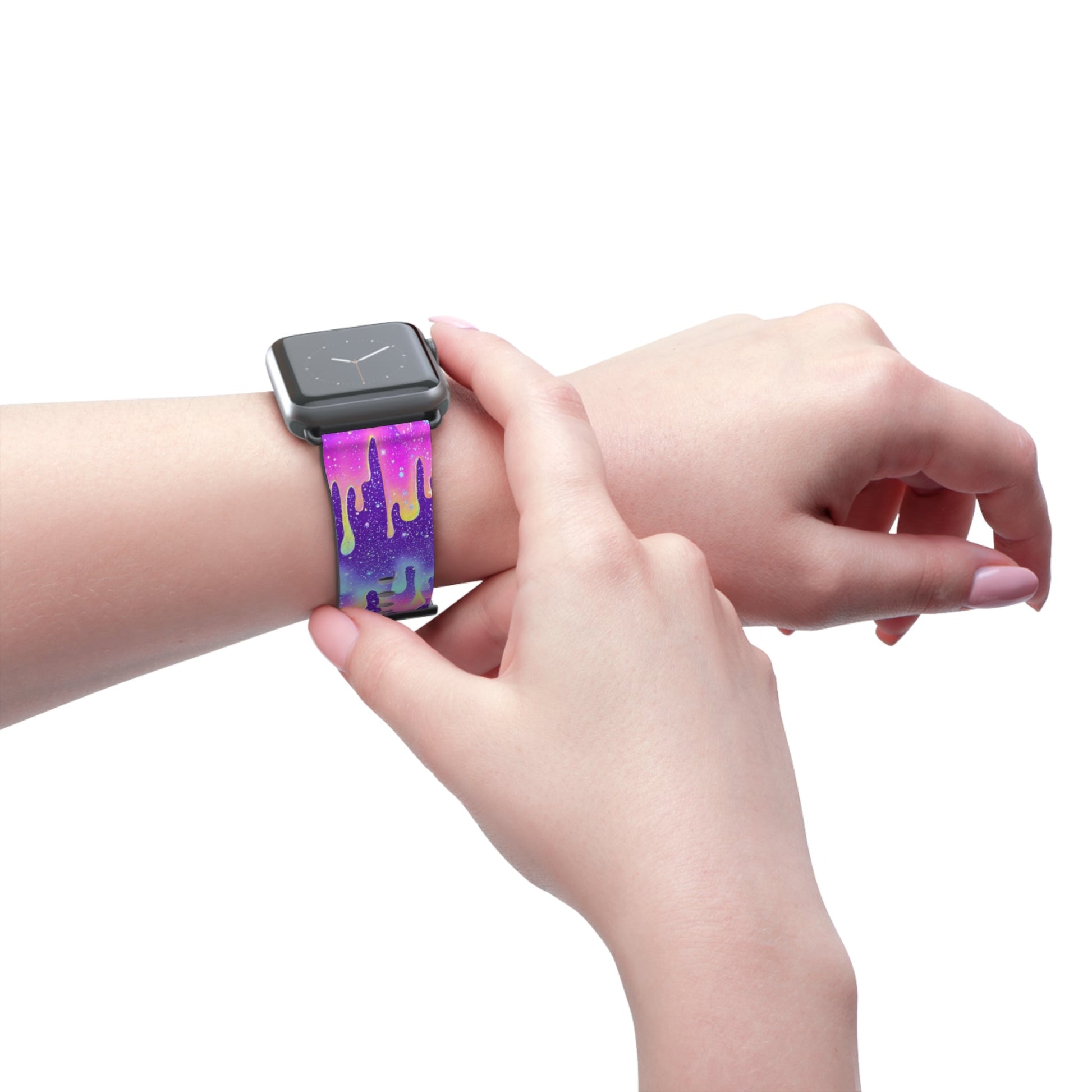 Vibrant Paint Drip Apple Watch Band, Artsulli - Art is Long, Life is Short, Accessories, , , , , , , 