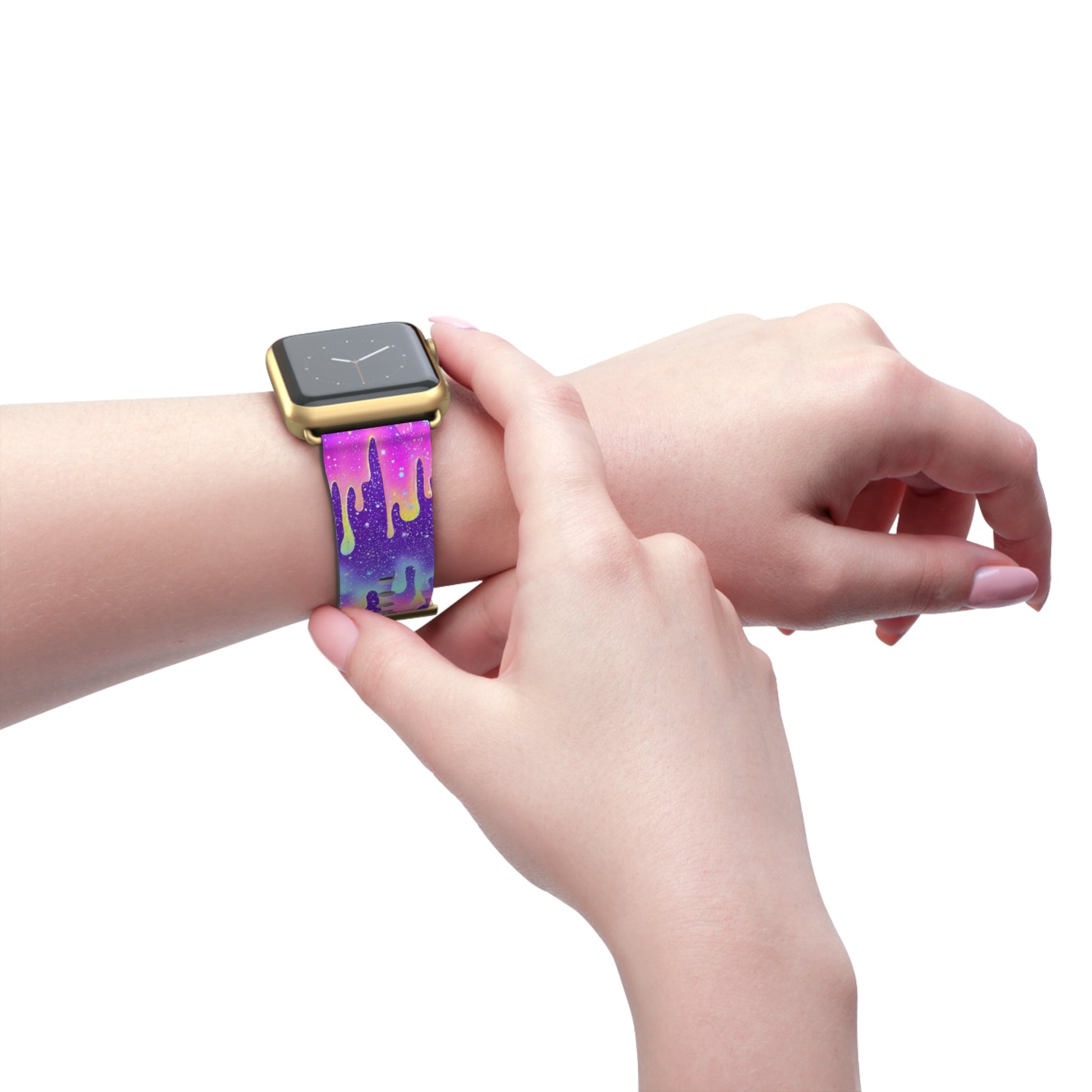 Vibrant Paint Drip Apple Watch Band, Artsulli - Art is Long, Life is Short, Accessories, , , , , , , 