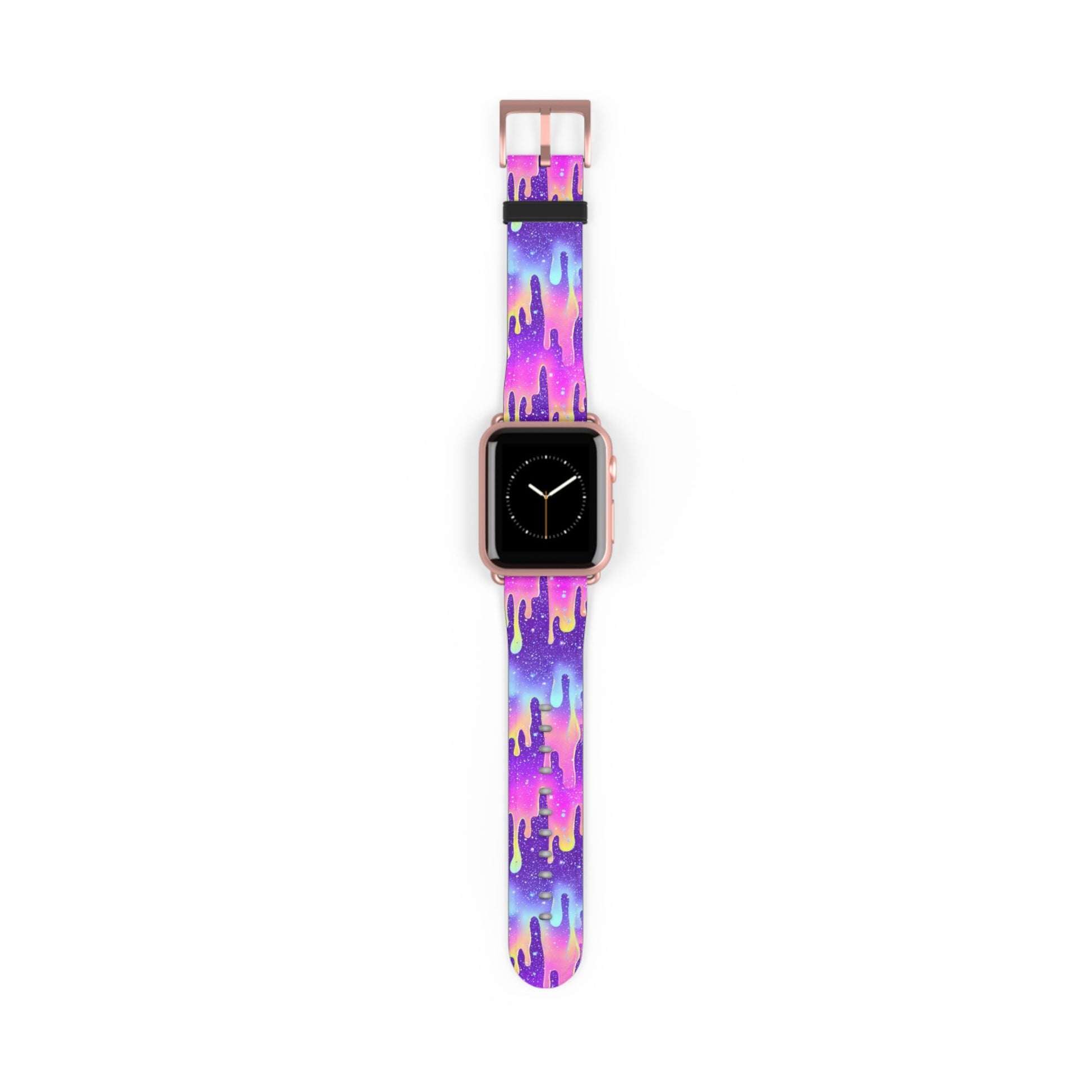 Vibrant Paint Drip Apple Watch Band, Artsulli - Art is Long, Life is Short, Accessories, Size, 38 - 41 mm, Color, Rose Gold Matte, , , 14057778016795546031