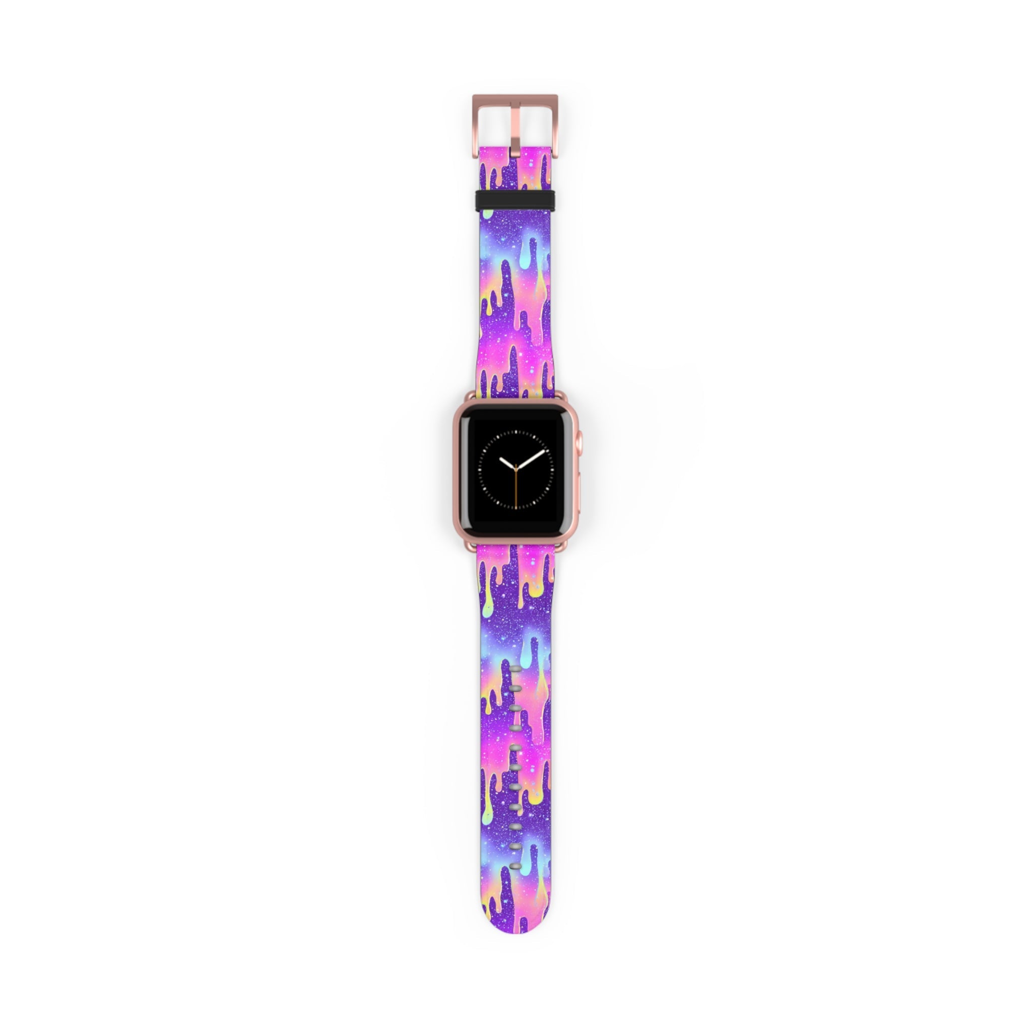 Vibrant Paint Drip Apple Watch Band, Artsulli - Art is Long, Life is Short, Accessories, Size, 38 - 41 mm, Color, Rose Gold Matte, , , 14057778016795546031