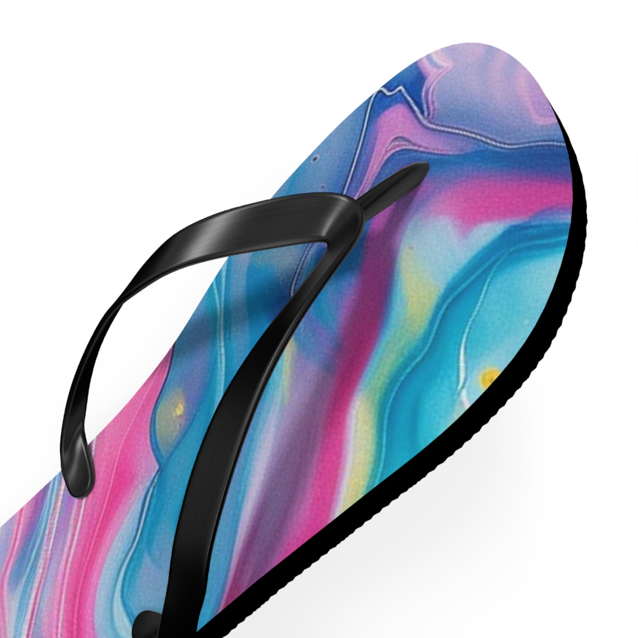 Vibrant Personalized Flip Flops, Artsulli - Art is Long, Life is Short, Shoes, , , , , , , 