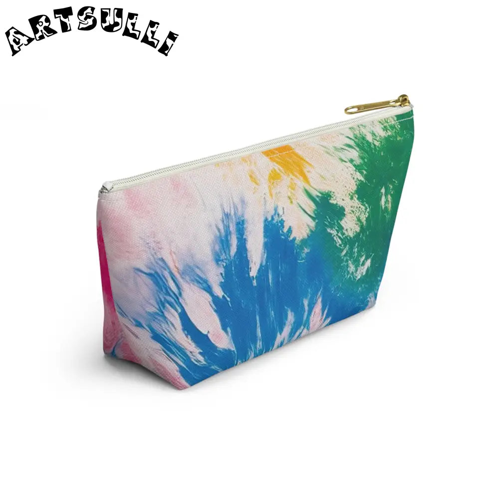 Vibrant Tie-Dye Cosmetic Bag, Artsulli - Art is Long, Life is Short, Bags, , , , , , , 