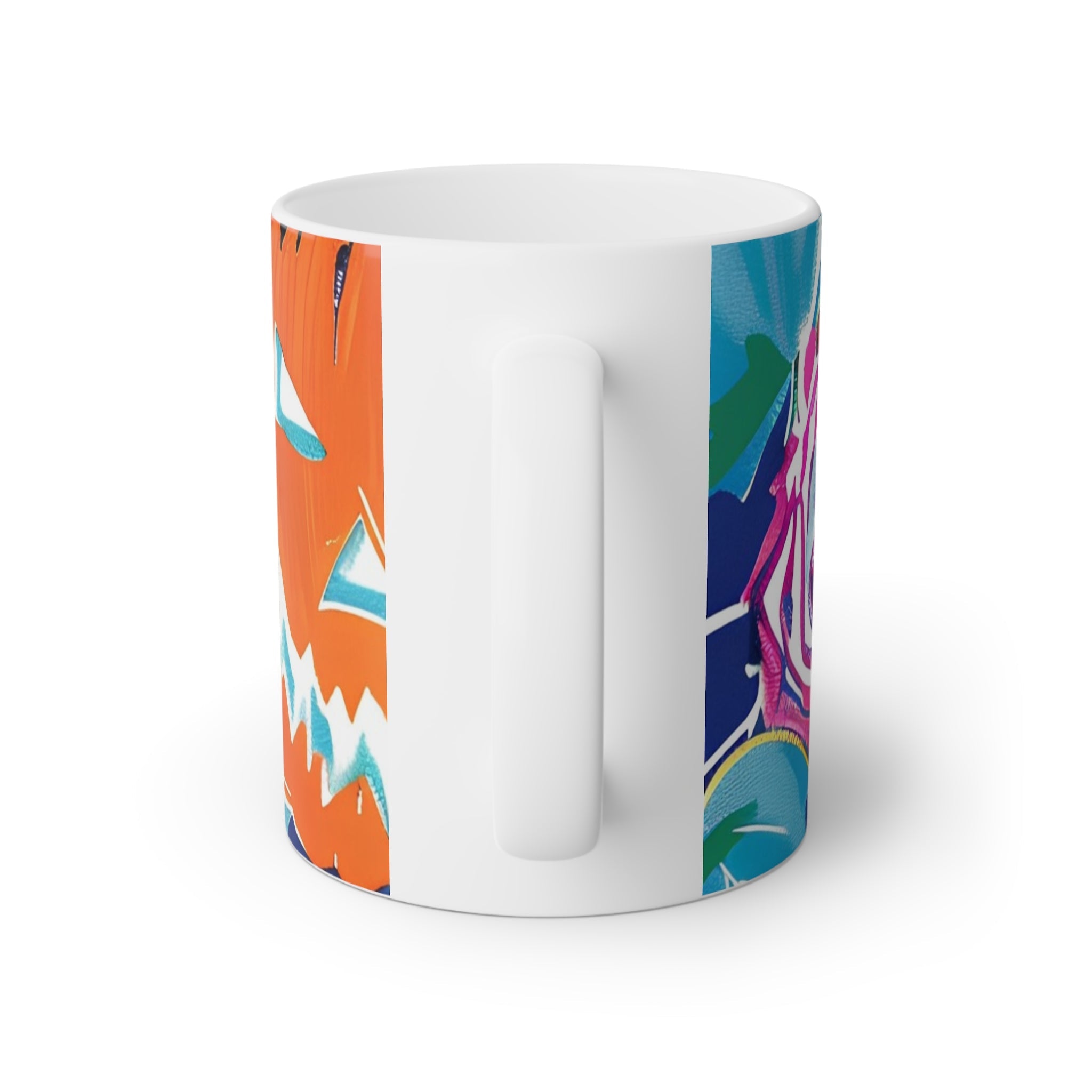 Vibrant Tropical Floral Mug, Artsulli - Art is Long, Life is Short, Mug, , , , , , , 
