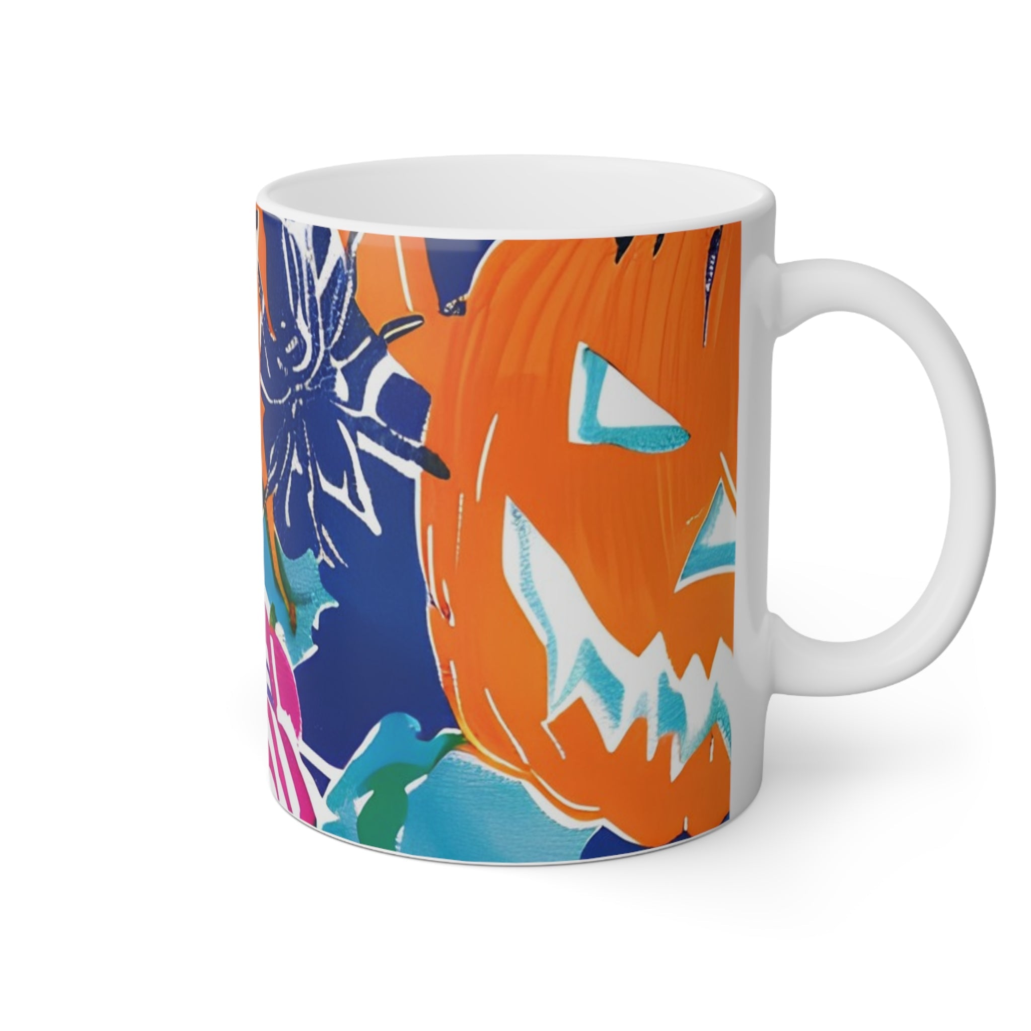 Vibrant Tropical Floral Mug, Artsulli - Art is Long, Life is Short, Mug, , , , , , , 