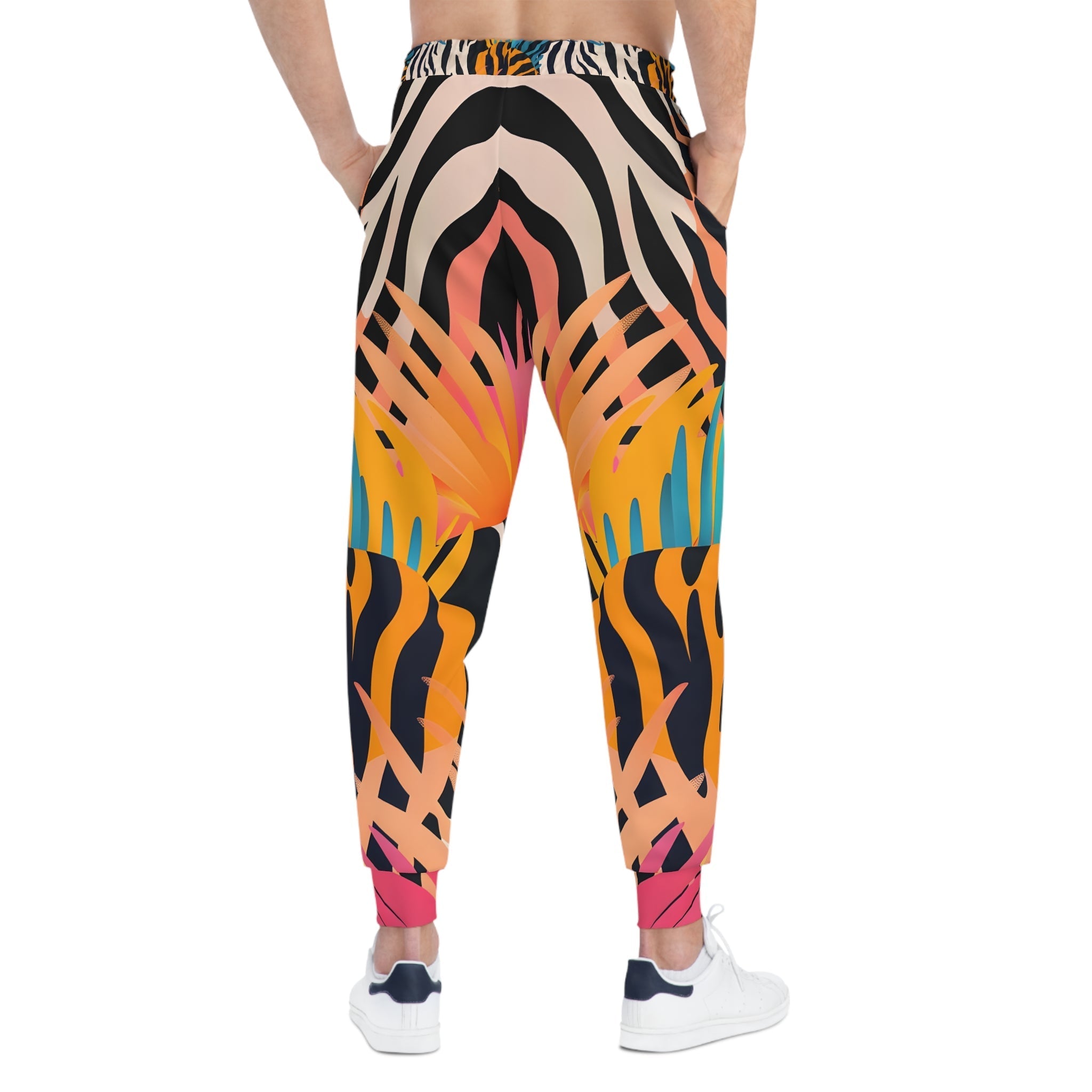 Printify Vibrant Tropical Tiger Joggers 2025