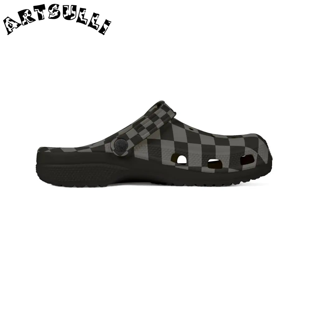 Void Surfer Eva Checkered Polka Dot Clogs, Artsulli - Art is Long, Life is Short, Shoes, , , , , , , 