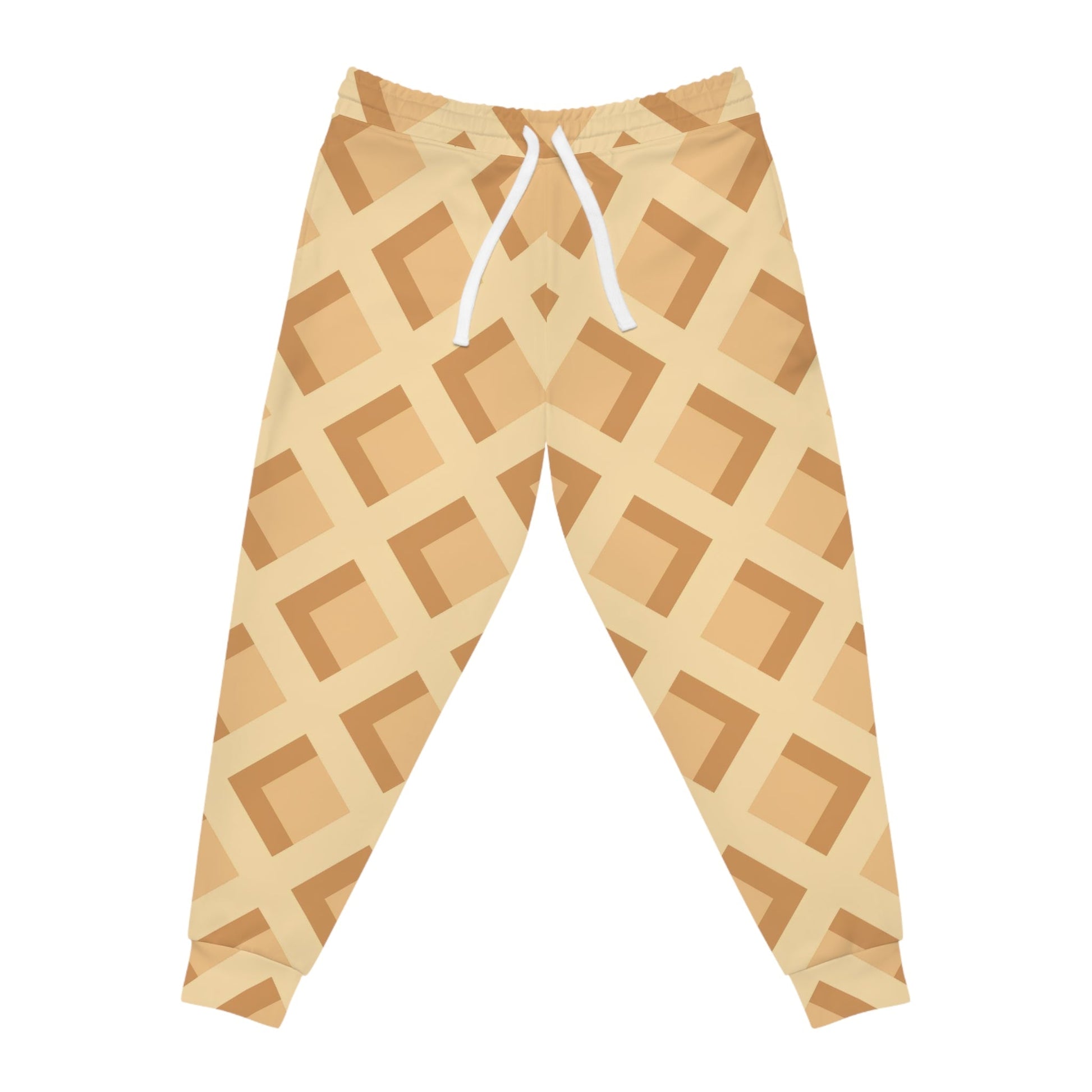 Waffle Knit Joggers, Artsulli - Art is Long, Life is Short, All Over Prints, Size, S, Color, Seam thread color automatically matched to design, , , 21698905717854314990