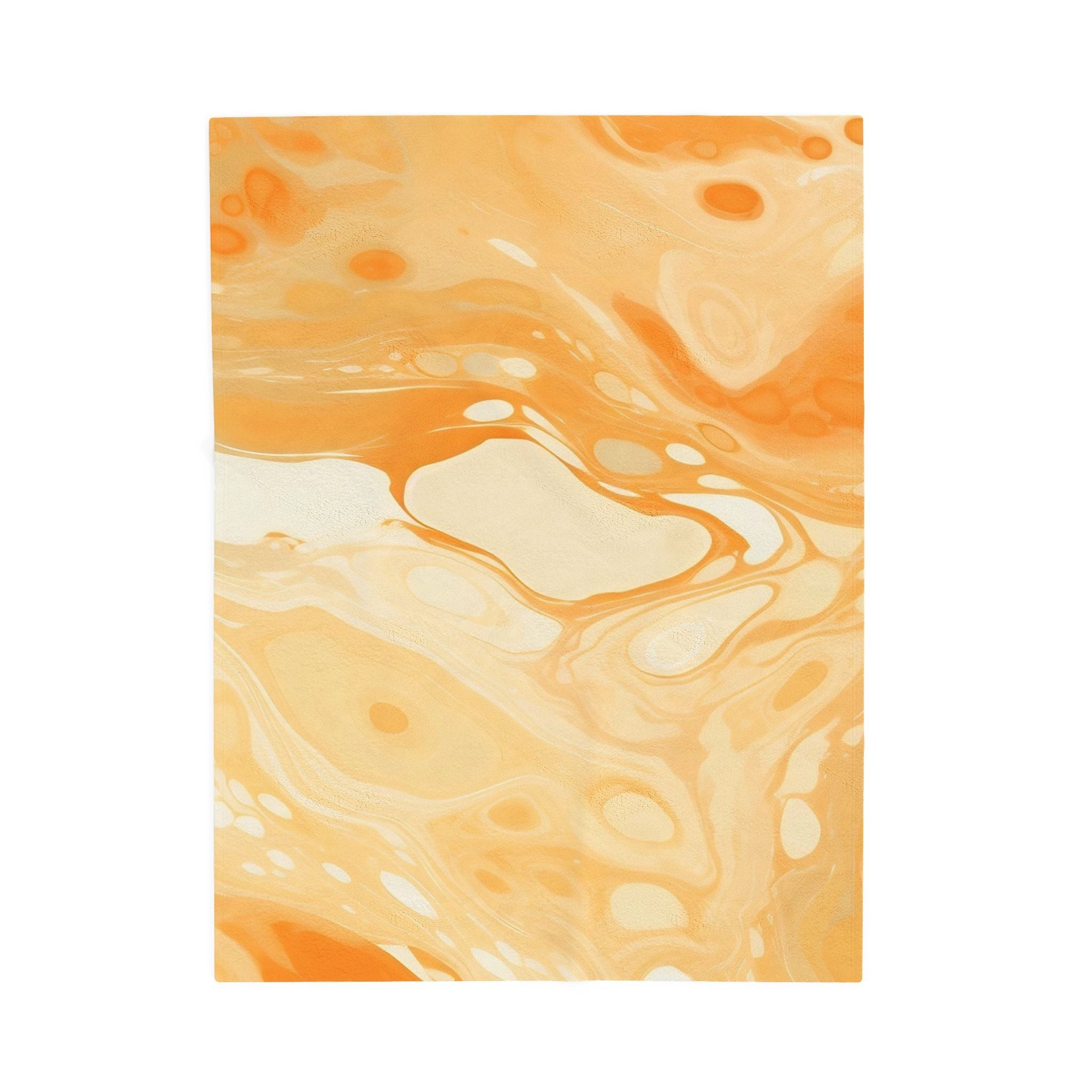 Warm Abstract Swirl Plush Blanket, Artsulli - Art is Long, Life is Short, All Over Prints, Size, 30" × 40", , , , , 15774973160782846807