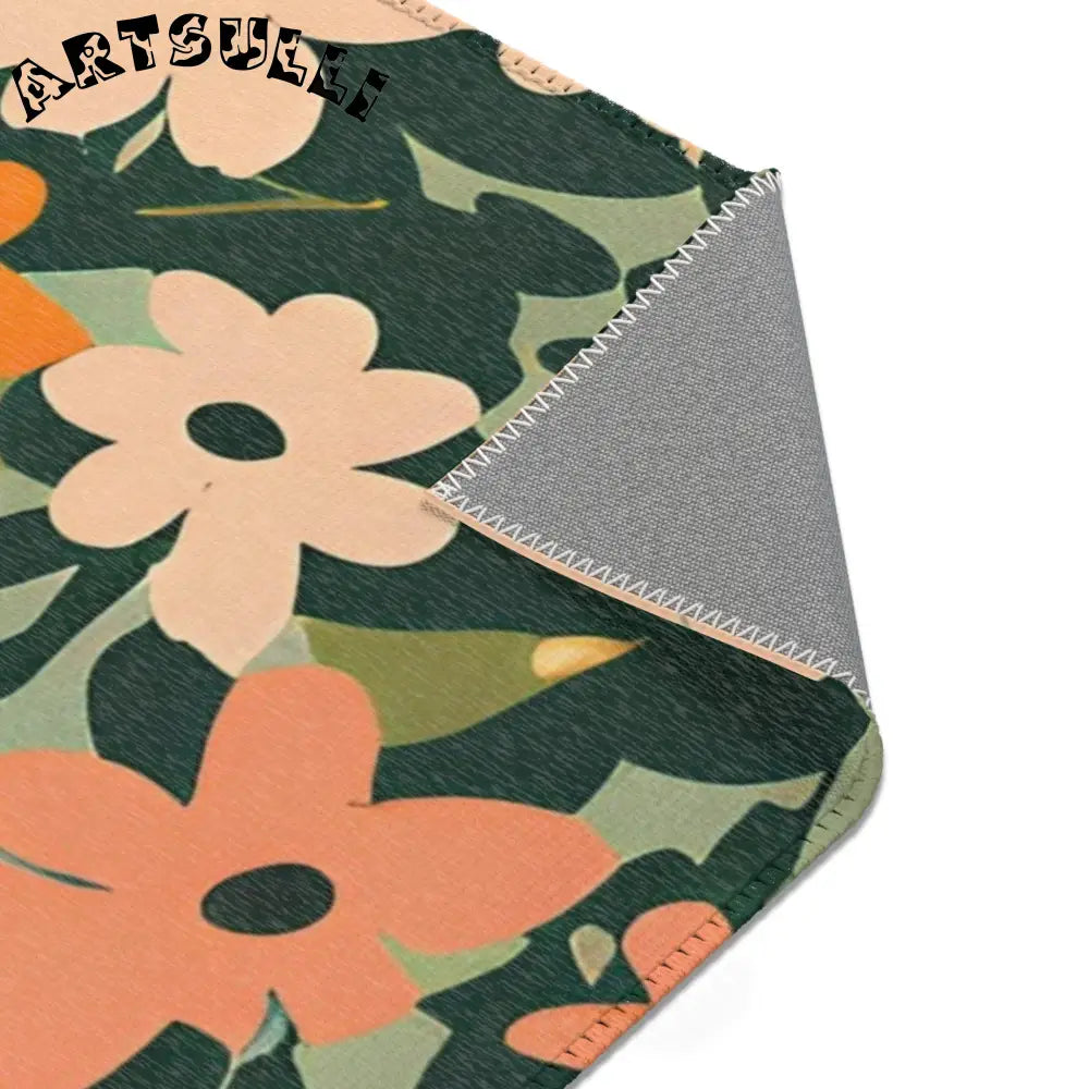 Warm Floral Botanical Area Rug, Artsulli - Art is Long, Life is Short, Home Decor, , , , , , , 