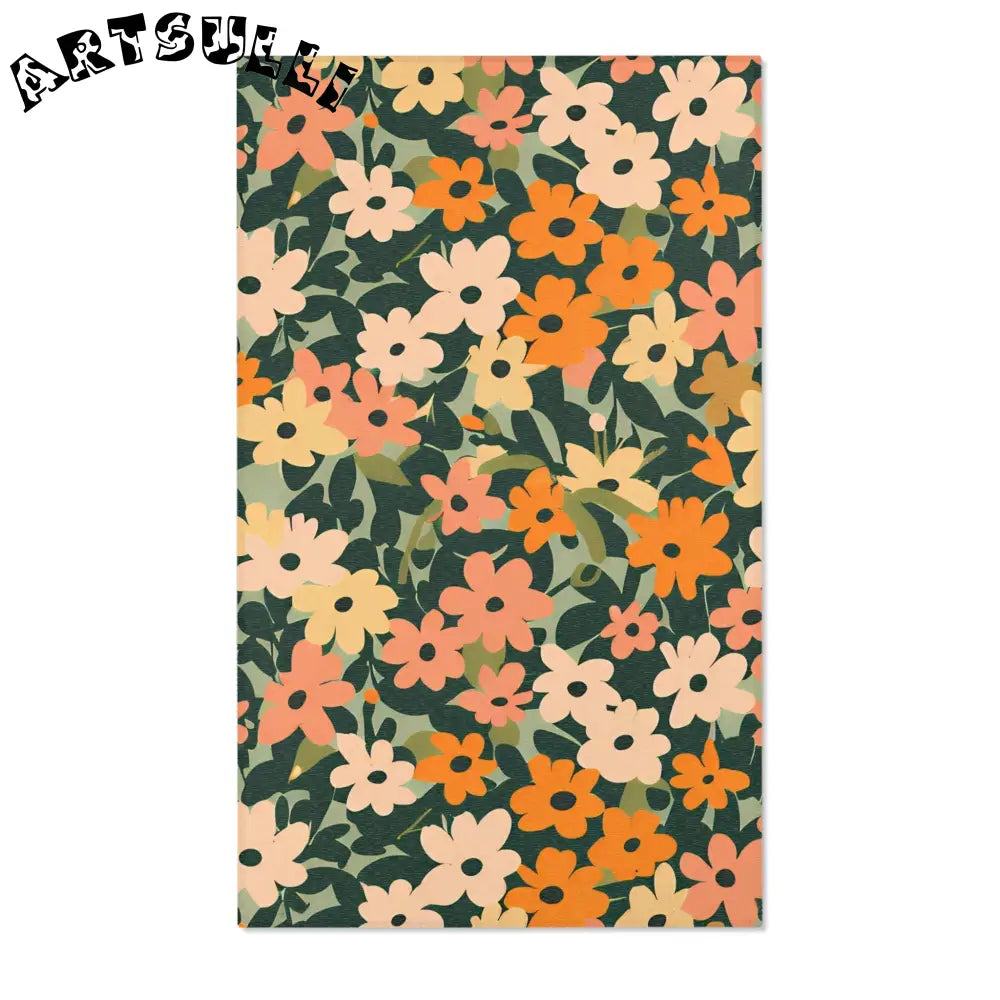 Warm Floral Botanical Area Rug, Artsulli - Art is Long, Life is Short, Home Decor, Size, 36" × 60", , , , , 26849032452720699126