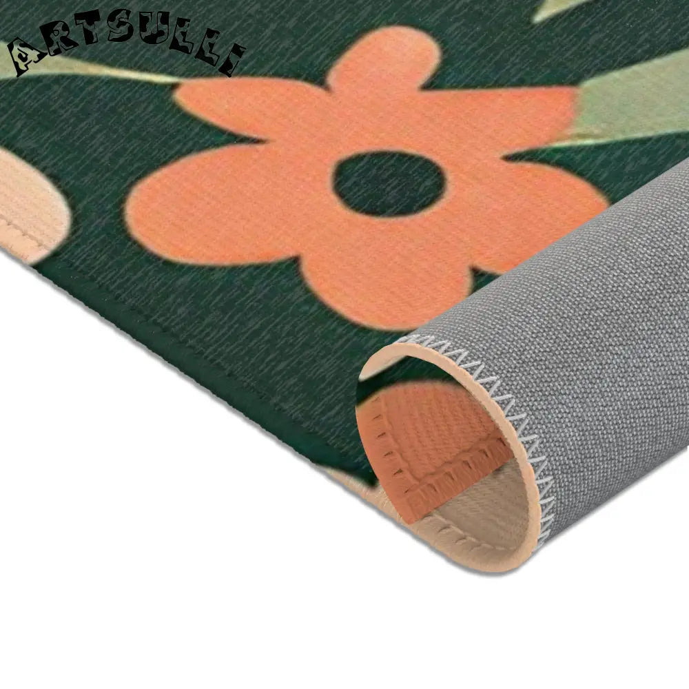Warm Floral Botanical Area Rug, Artsulli - Art is Long, Life is Short, Home Decor, , , , , , , 