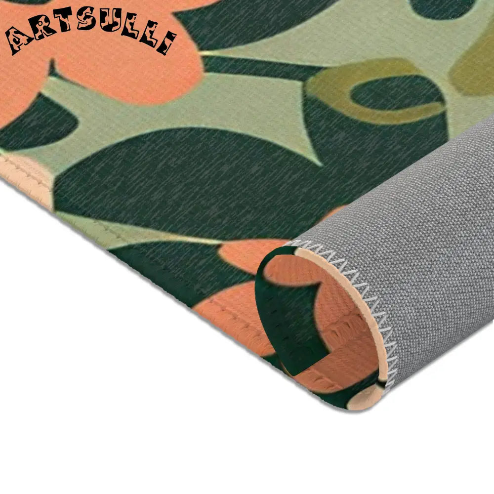 Warm Floral Botanical Area Rug, Artsulli - Art is Long, Life is Short, Home Decor, , , , , , , 