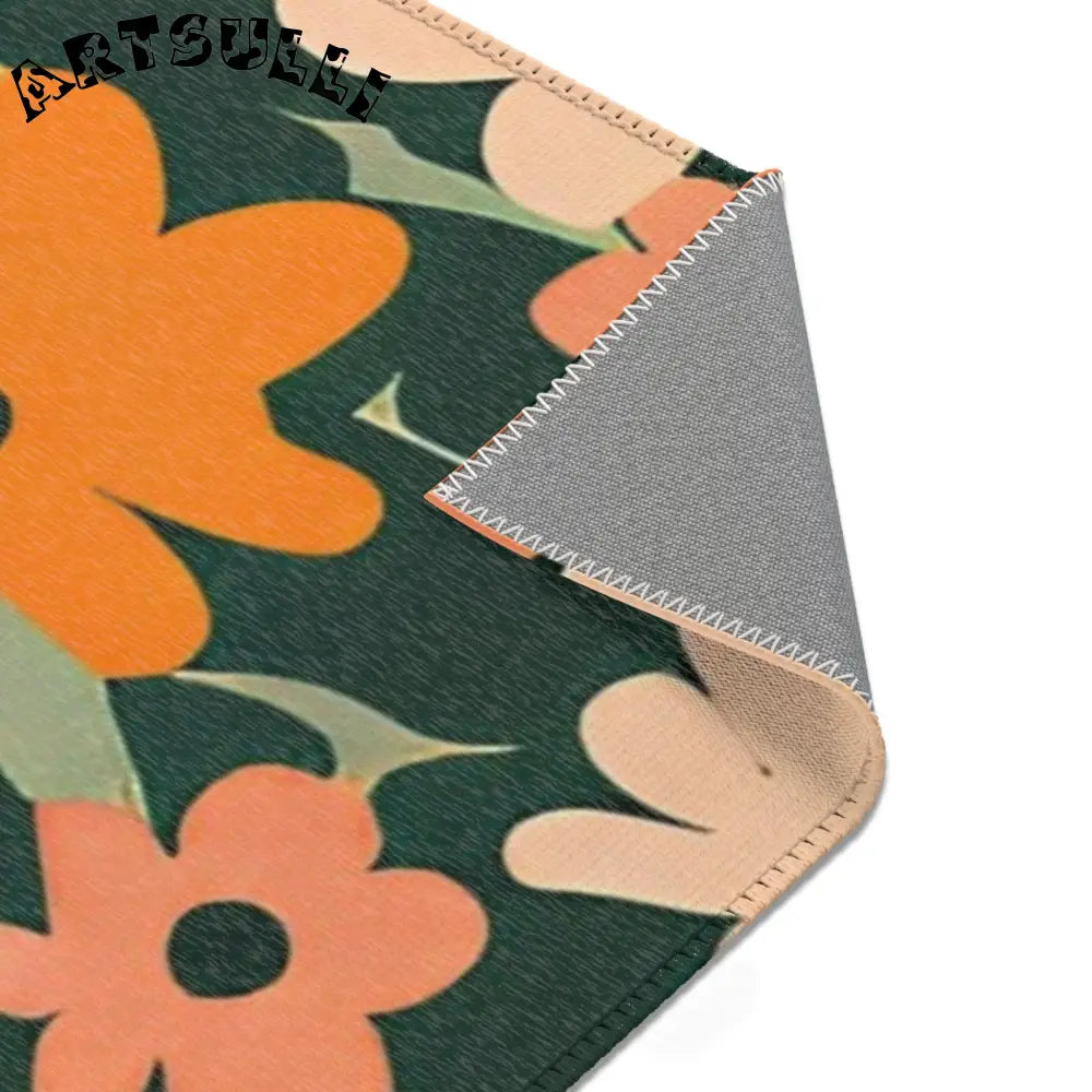 Warm Floral Botanical Area Rug, Artsulli - Art is Long, Life is Short, Home Decor, , , , , , , 