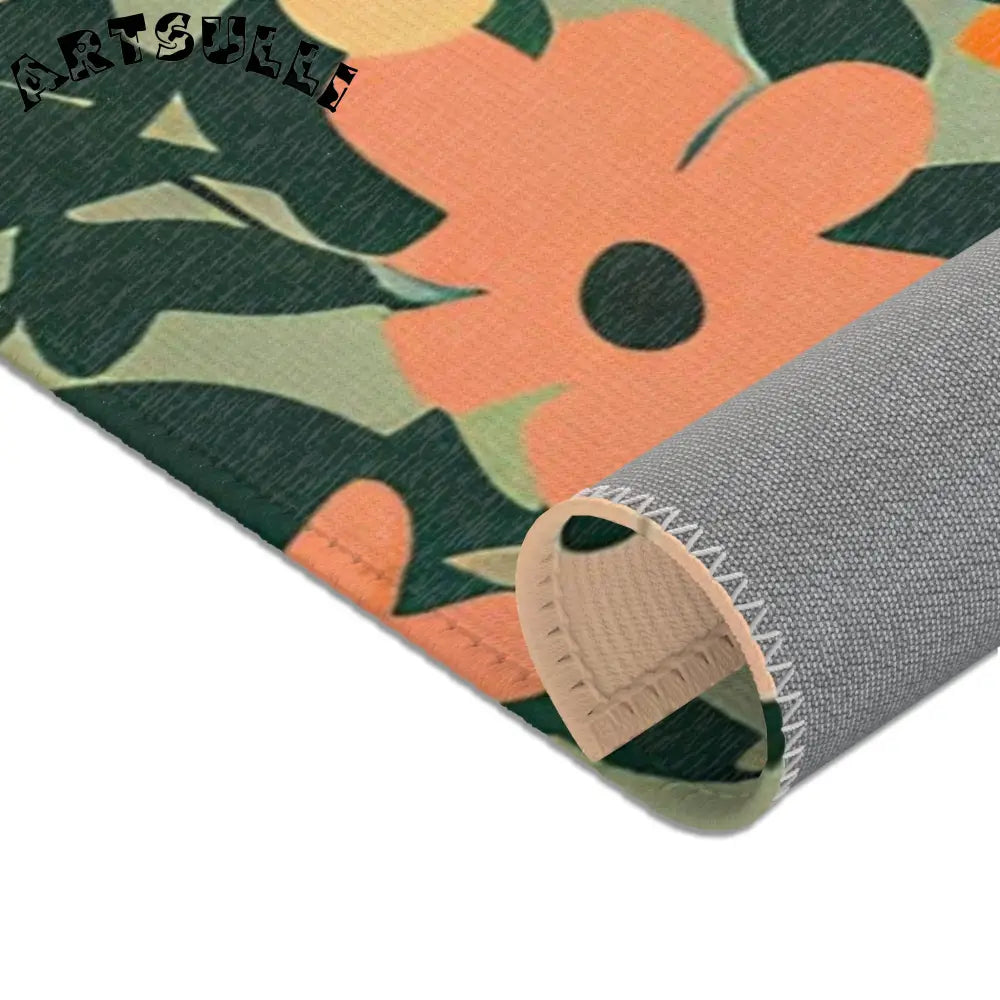 Warm Floral Botanical Area Rug, Artsulli - Art is Long, Life is Short, Home Decor, , , , , , , 
