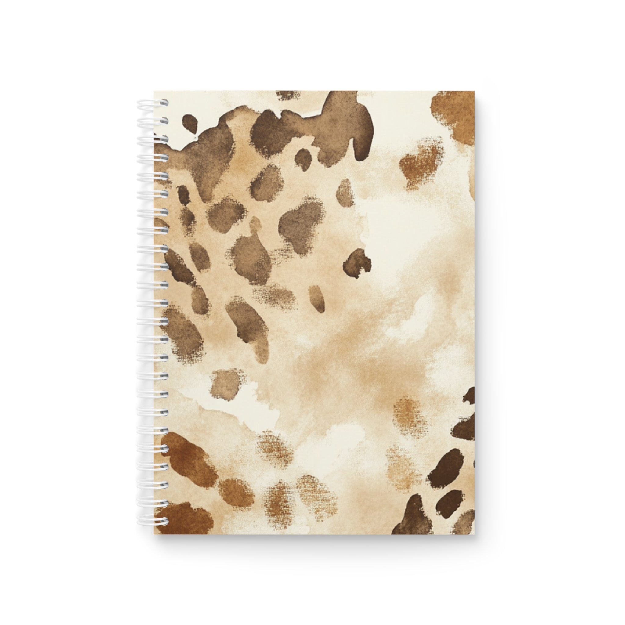 Watercolor Abstract Wide Ruled Spiral Notebooks, Artsulli - Art is Long, Life is Short, Paper products, Size, One Size, , , , , 19248156619619206053