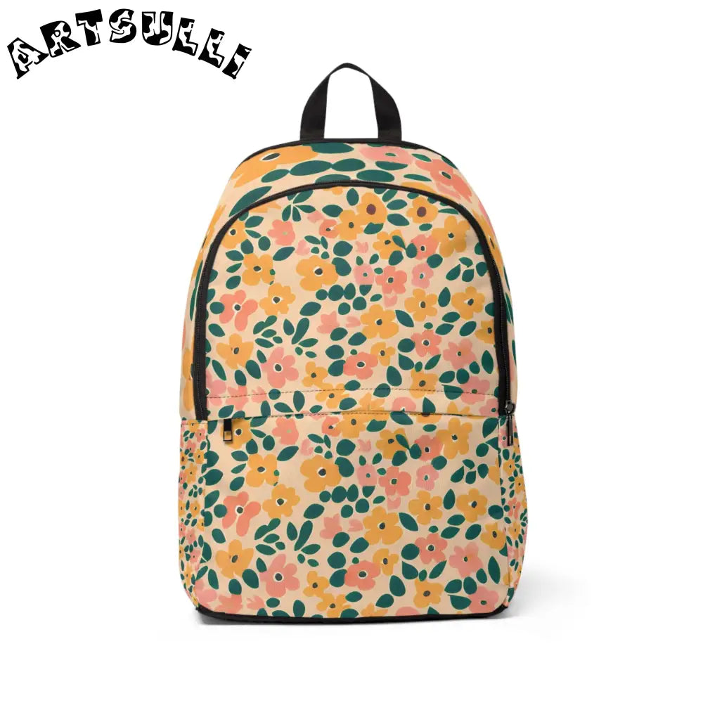 Waterproof Floral Laptop Backpack, Artsulli - Art is Long, Life is Short, Bags, Size, One size, , , , , 25469609959500875430