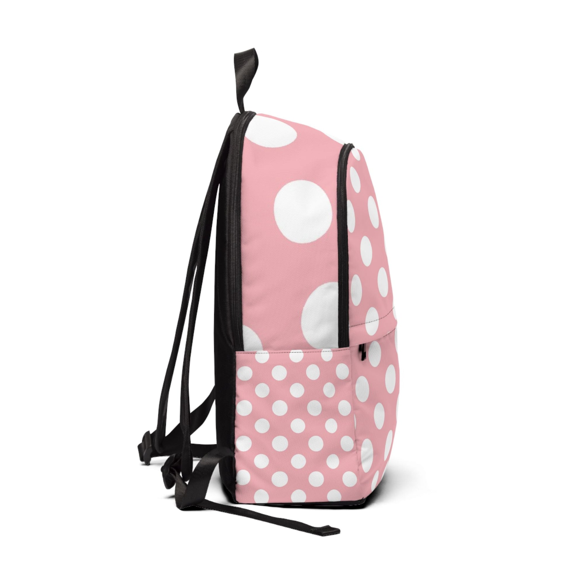 Waterproof Pink Polka Dot Backpack, Artsulli - Art is Long, Life is Short, Bags, , , , , , , 