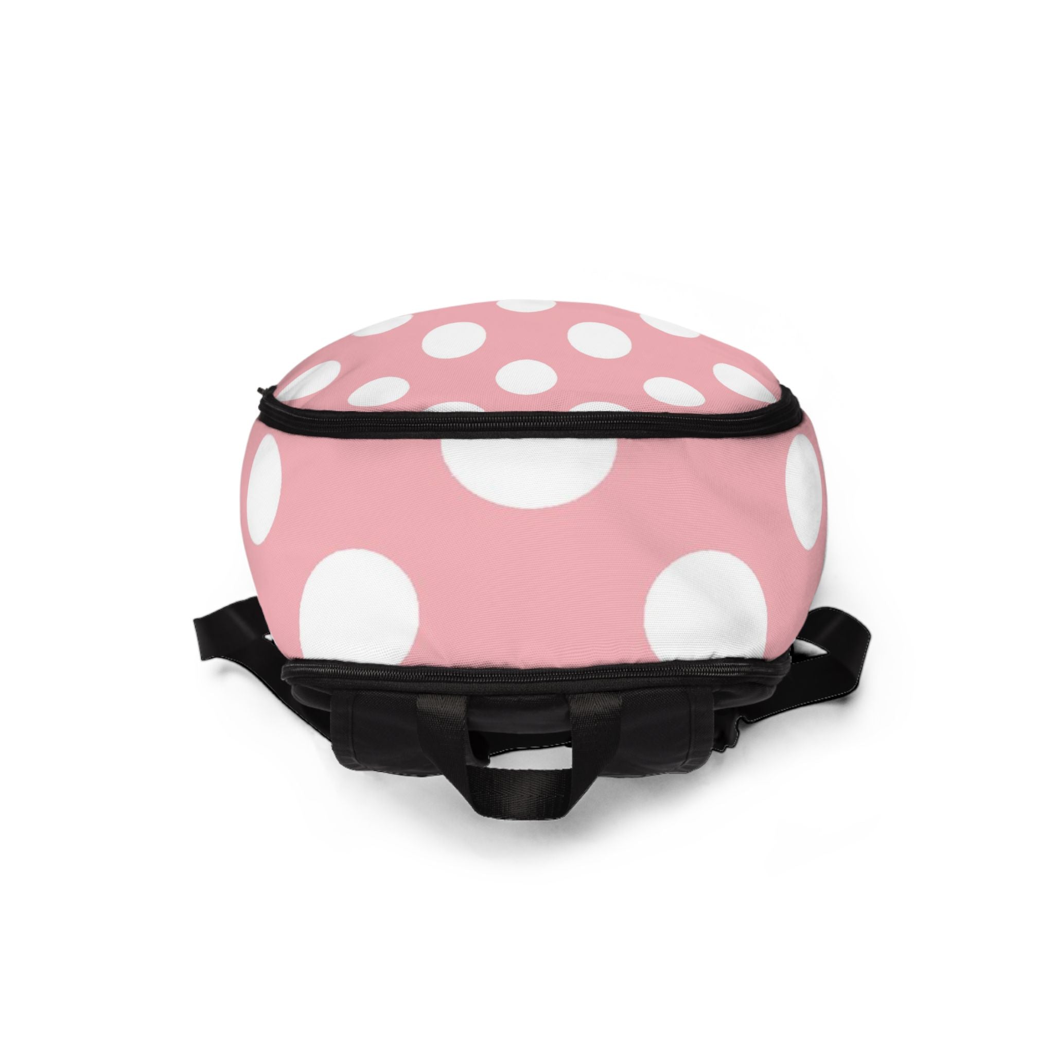 Waterproof Pink Polka Dot Backpack, Artsulli - Art is Long, Life is Short, Bags, , , , , , , 
