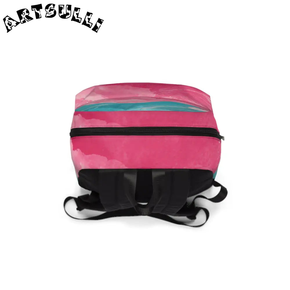 JAKKOUTTHEBXX Wave Pattern Backpack for All-Day Carrying Comfort 2025