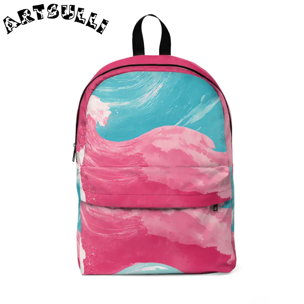 JAKKOUTTHEBXX Wave Pattern Backpack for All-Day Carrying Comfort 2025