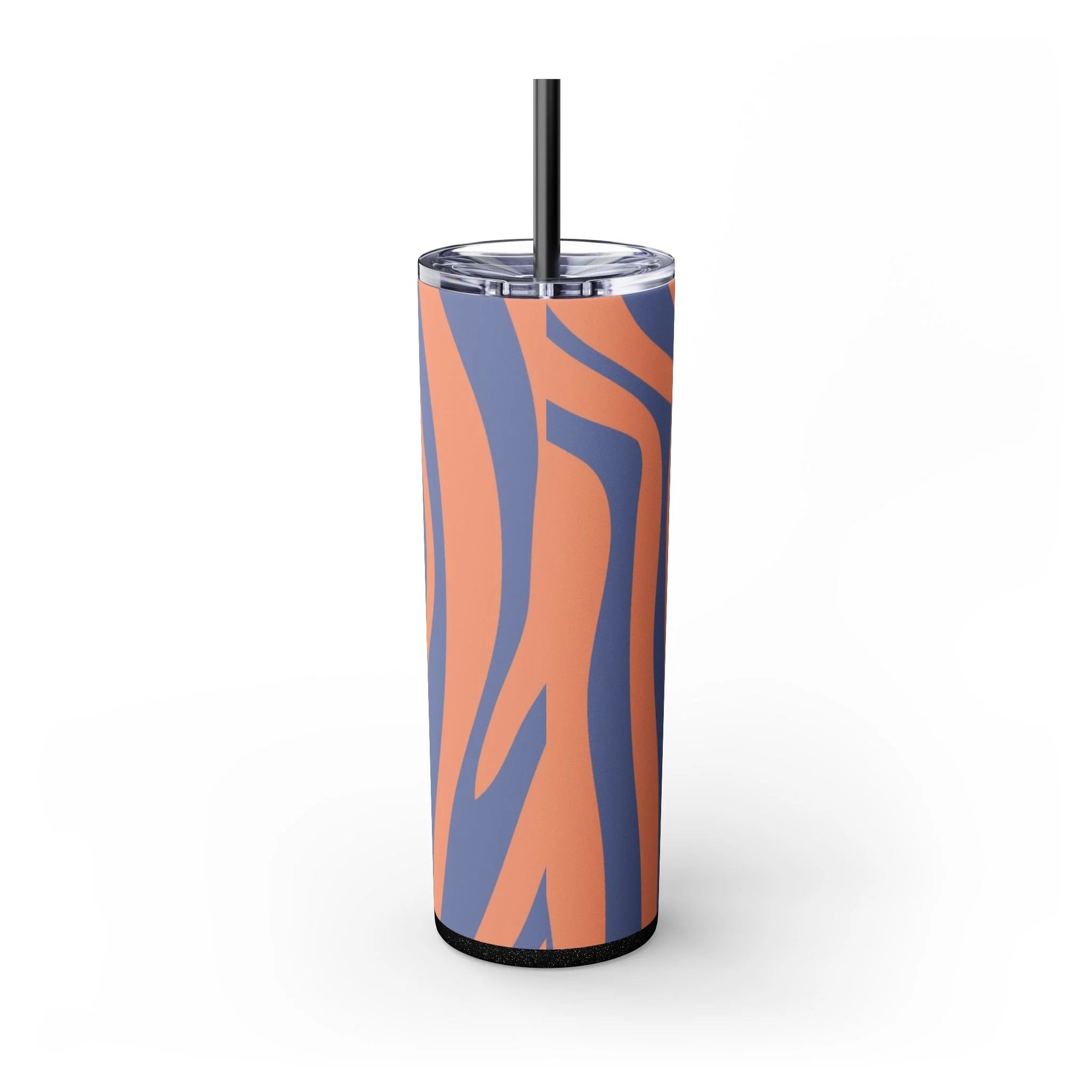 JAKKOUTTHEBXX Wavy Blue and Orange Maars Personalized Skinny Tumbler 2025
